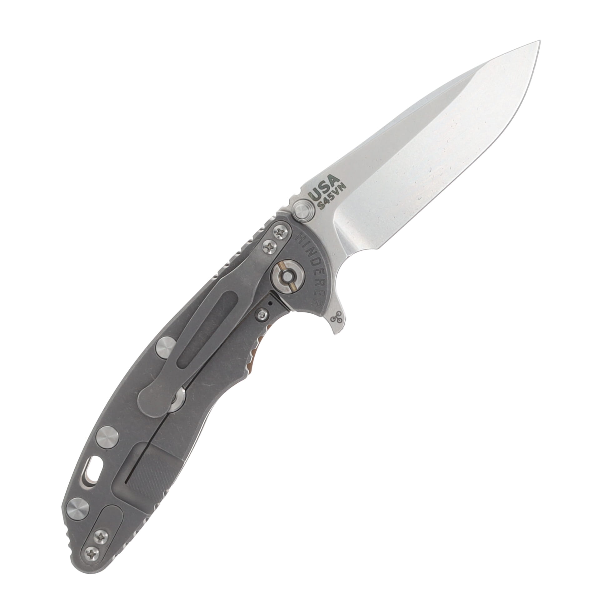 Hinderer 3.25 XM-18 Tri-Way Folding Knife Working Finish Coyote G-10 Handle SW Spear Point Blade KXM325SPEWFSWBLCY View 2