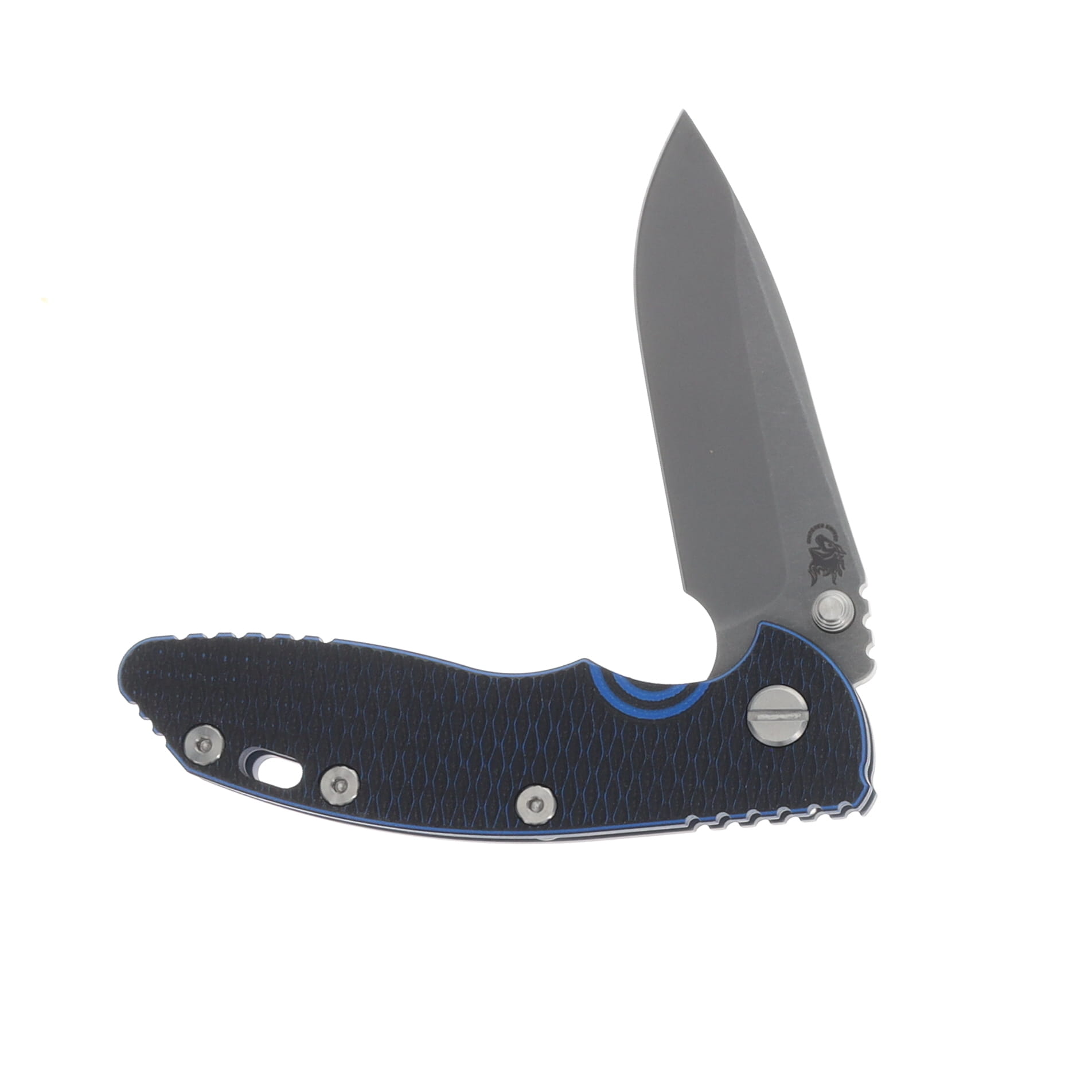 Hinderer 3.25 XM-18 Tri-Way Folding Knife Battle Blue Black-Blue G-10 Handle SW Spear Point Blade KXM325SPETWBBLBLBK View 3