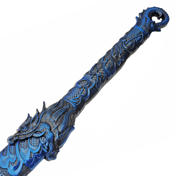 Blue Guardian Samurai Sword With Stand 27.5in Manganese Steel Blade 927017WS View 2
