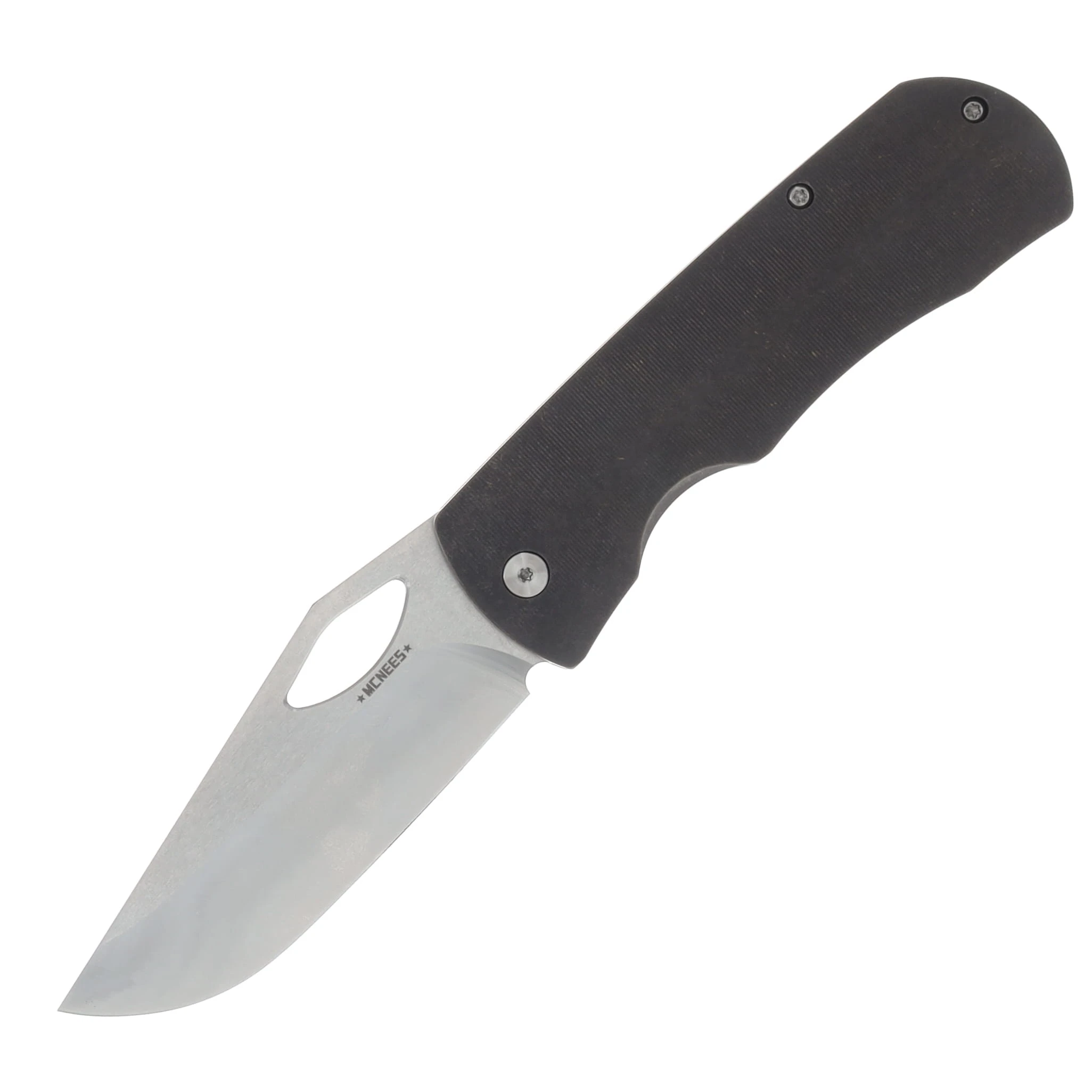 McNees 3.75 DX Dixon Folding Knife Antiqued Titanium Handle MagnaCut Blade MCDIXANTIQ View 1