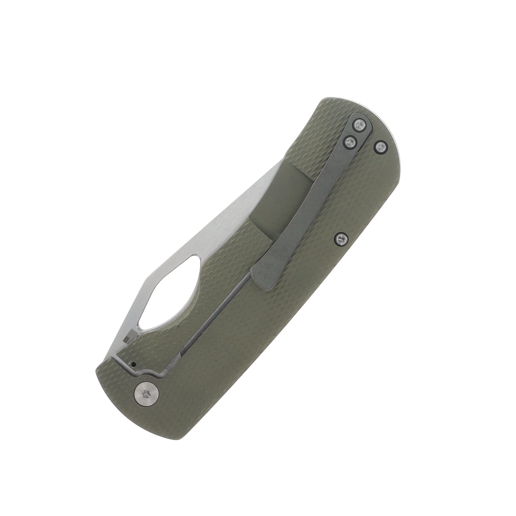 McNees 3.75 DX Dixon Folding Knife Diamond Green-Bronze Atomic Handle MCDIXDIAGNBZA View 4