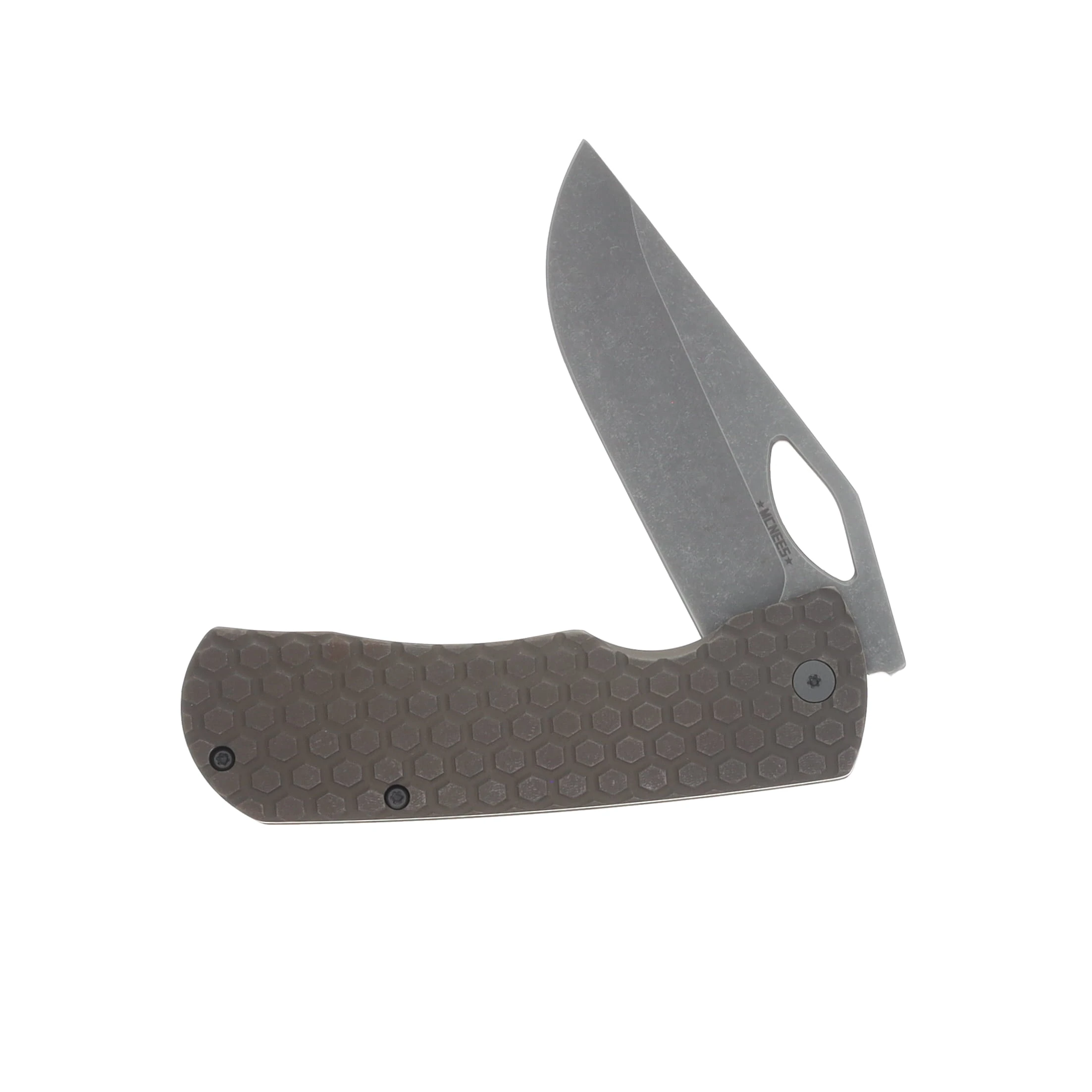 McNees 3.75 DX Dixon Folding Knife Honeycomb Bronze Atomic Handle MCDIXHONEYBZA View 3