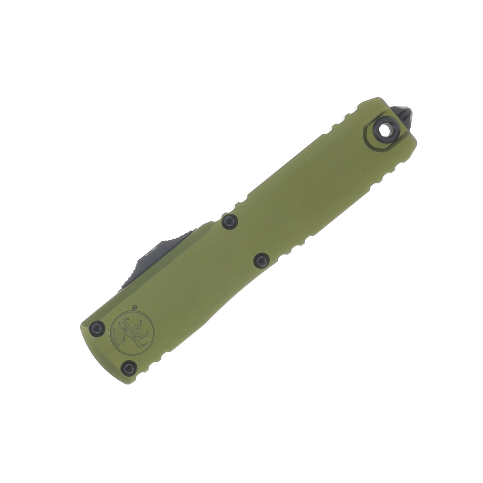 Microtech Ultratech GEN IV OTF Auto T/E Black Standard Blade OD Green Handle AUMT112341OD View 4