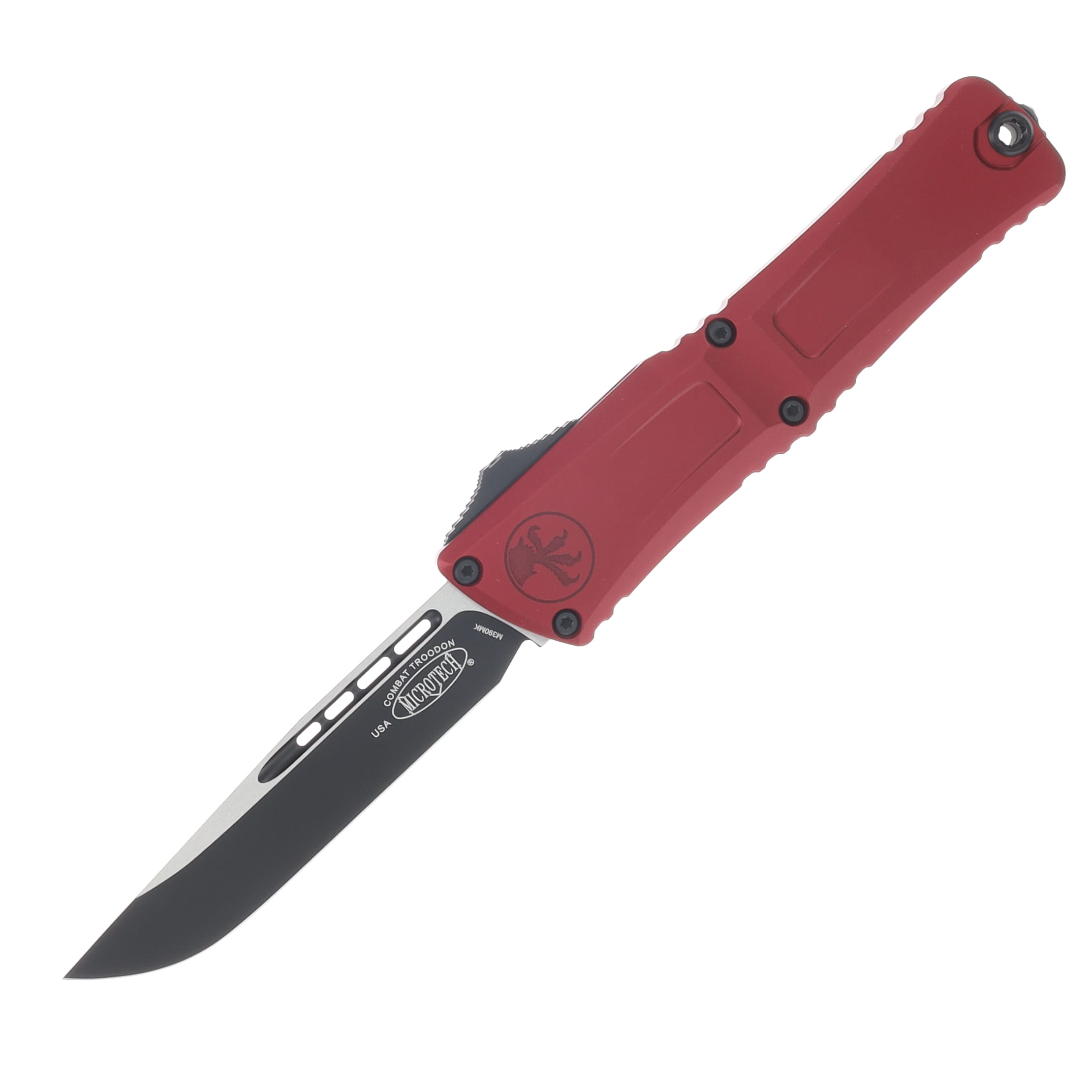 Microtech Combat Troodon GEN III OTF Auto S/E Black Standard Blade Merlot Handle AUMT11431MR View 1