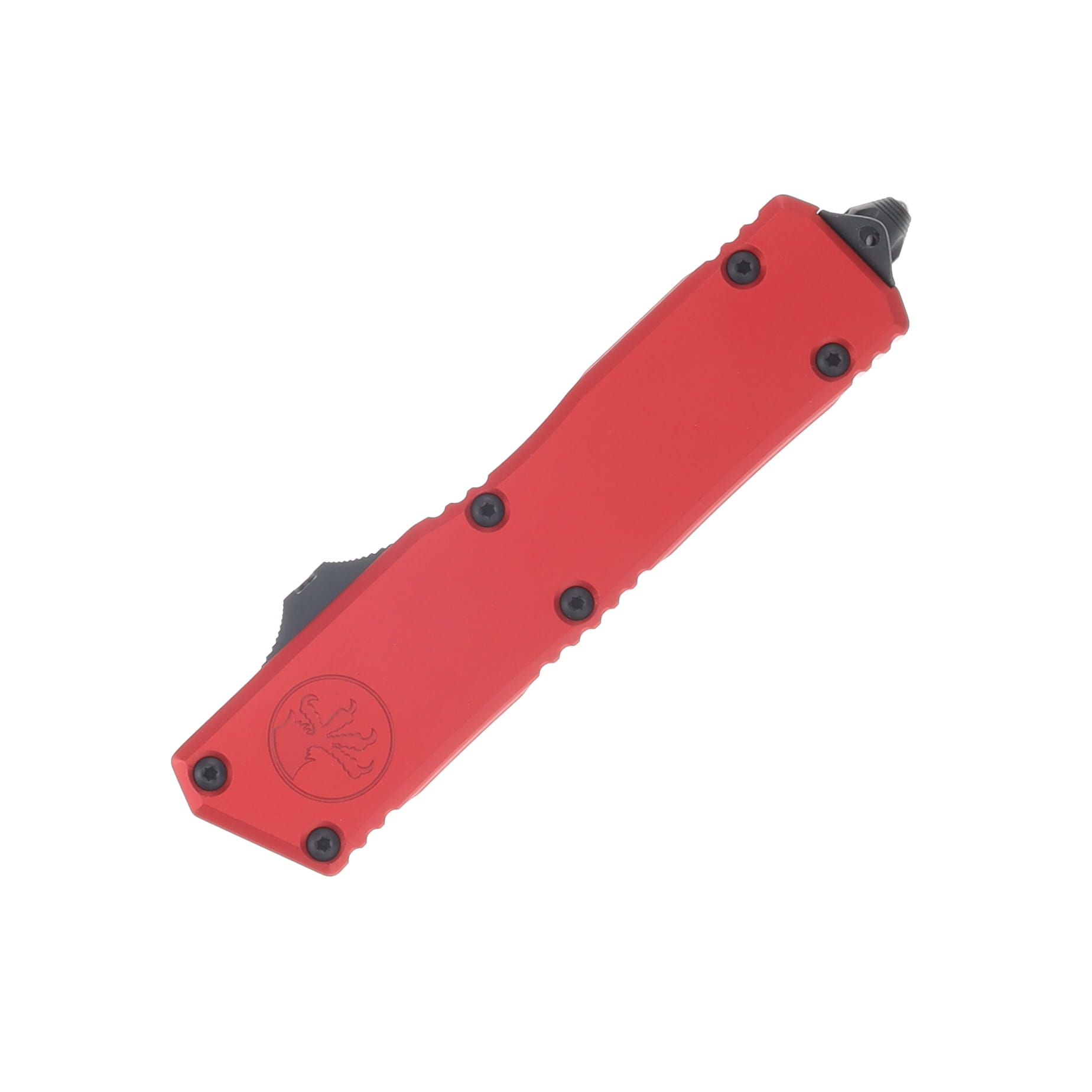 Microtech Scarab II GEN III Executive OTF Auto D/E Black Standard Blade Red Handle AUMT11751RD View 4