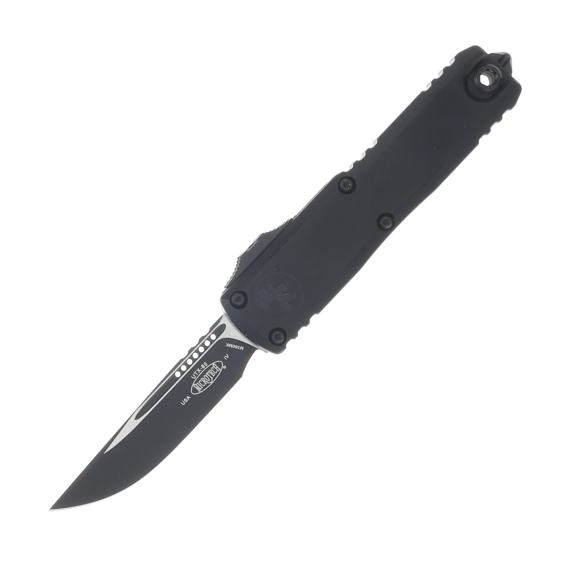 Microtech UTX-85 GEN IV OTF Auto S/E Black Standard Black Tactical AUMT123141T View 1