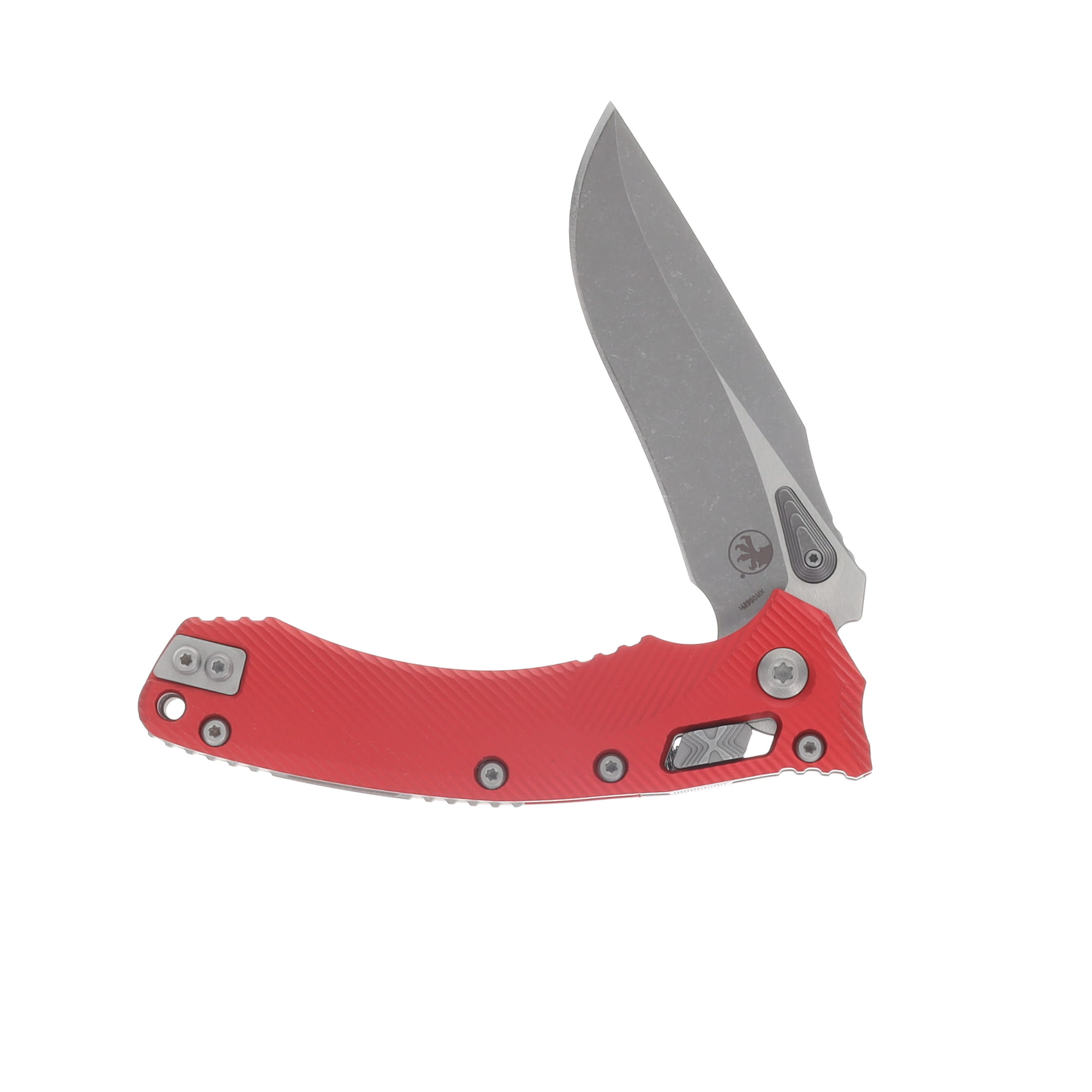 Microtech Amphibian RAM-LOK Folding Knife Apocalyptic Standard Edge/Red MT137RL10APFLRD View 3