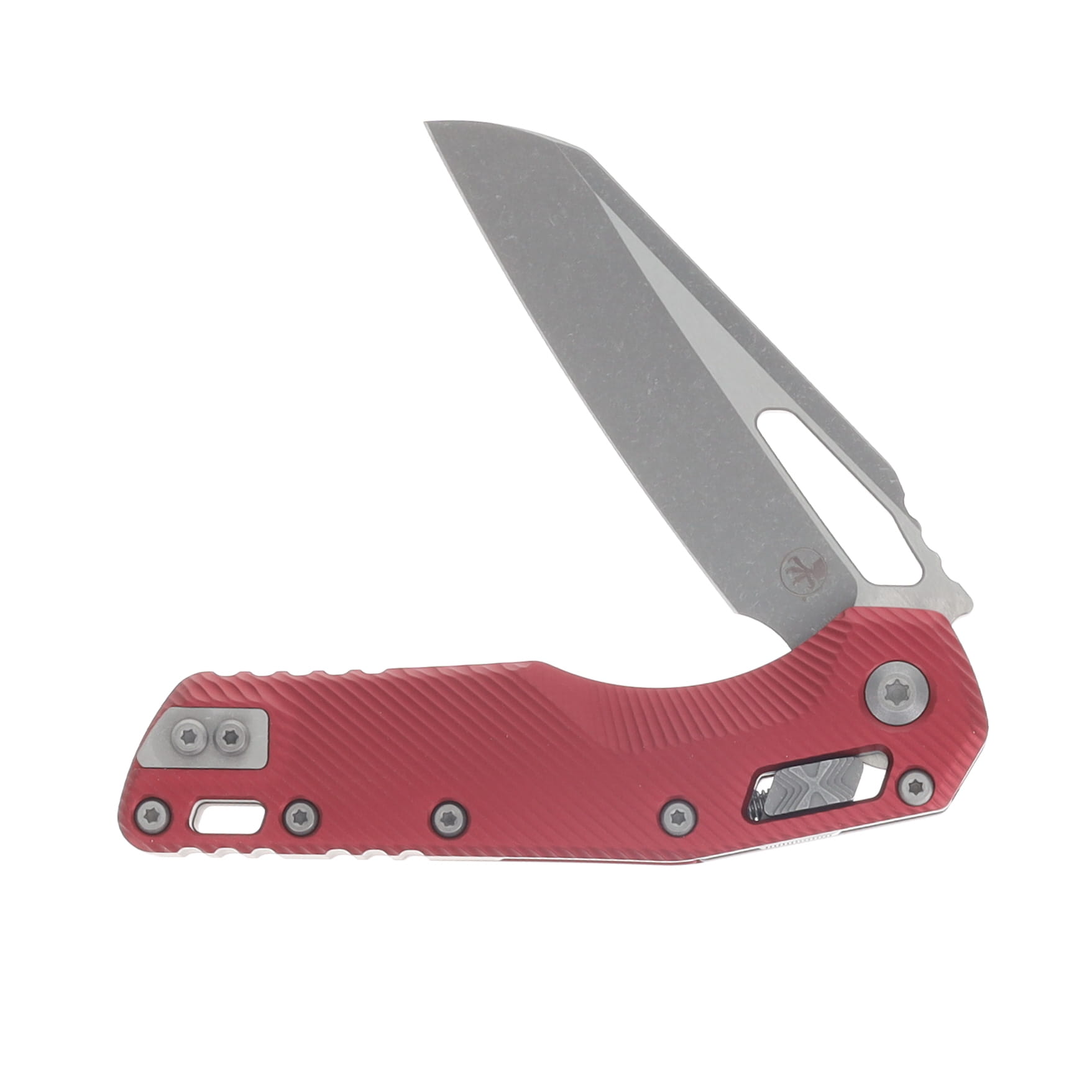Microtech MSI S/E Folding Knife Merlot Fluted Aluminum - Apocalyptic Blade MT21010APFLMR View 2