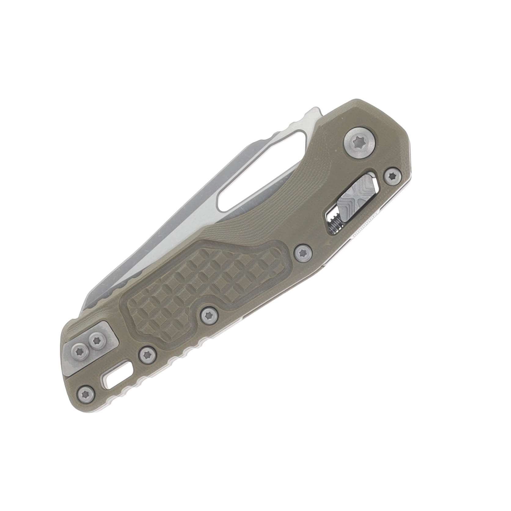 Microtech MSI S/E Folding Knife OD Green G10 Frag - Apocalyptic Blade MT21010APFRGTOD View 4
