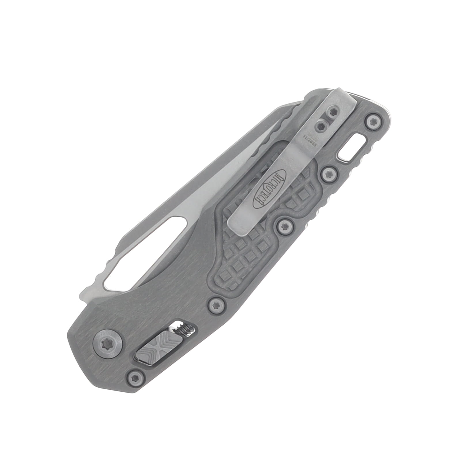 Microtech MSI S/E Folding Knife Natural Clear Frag Alum - Apoc. Blade MT21010APFRNC View 4