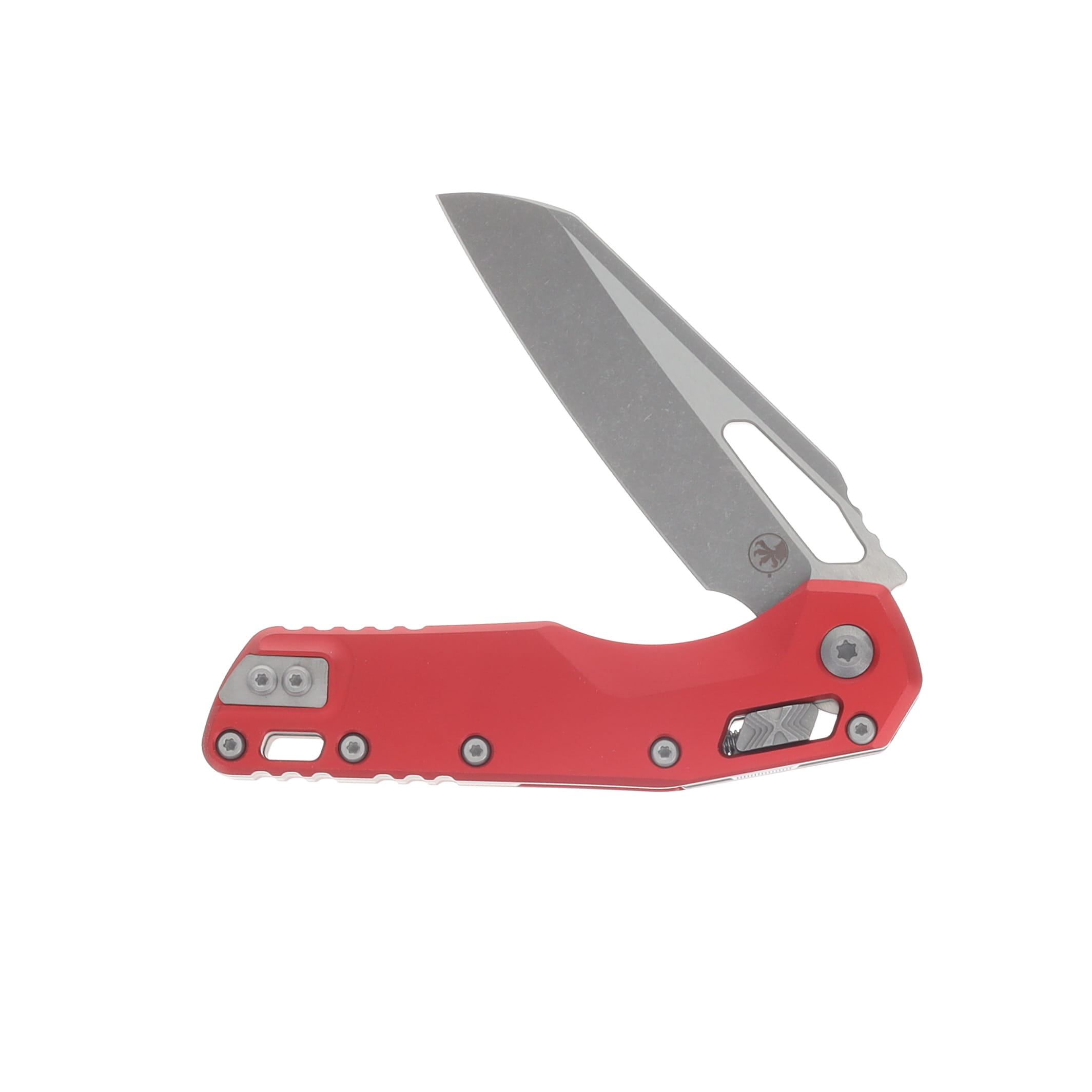 Microtech MSI S/E Folding Knife Red Aluminum - Apocalyptic Blade MT21010APRD View 3