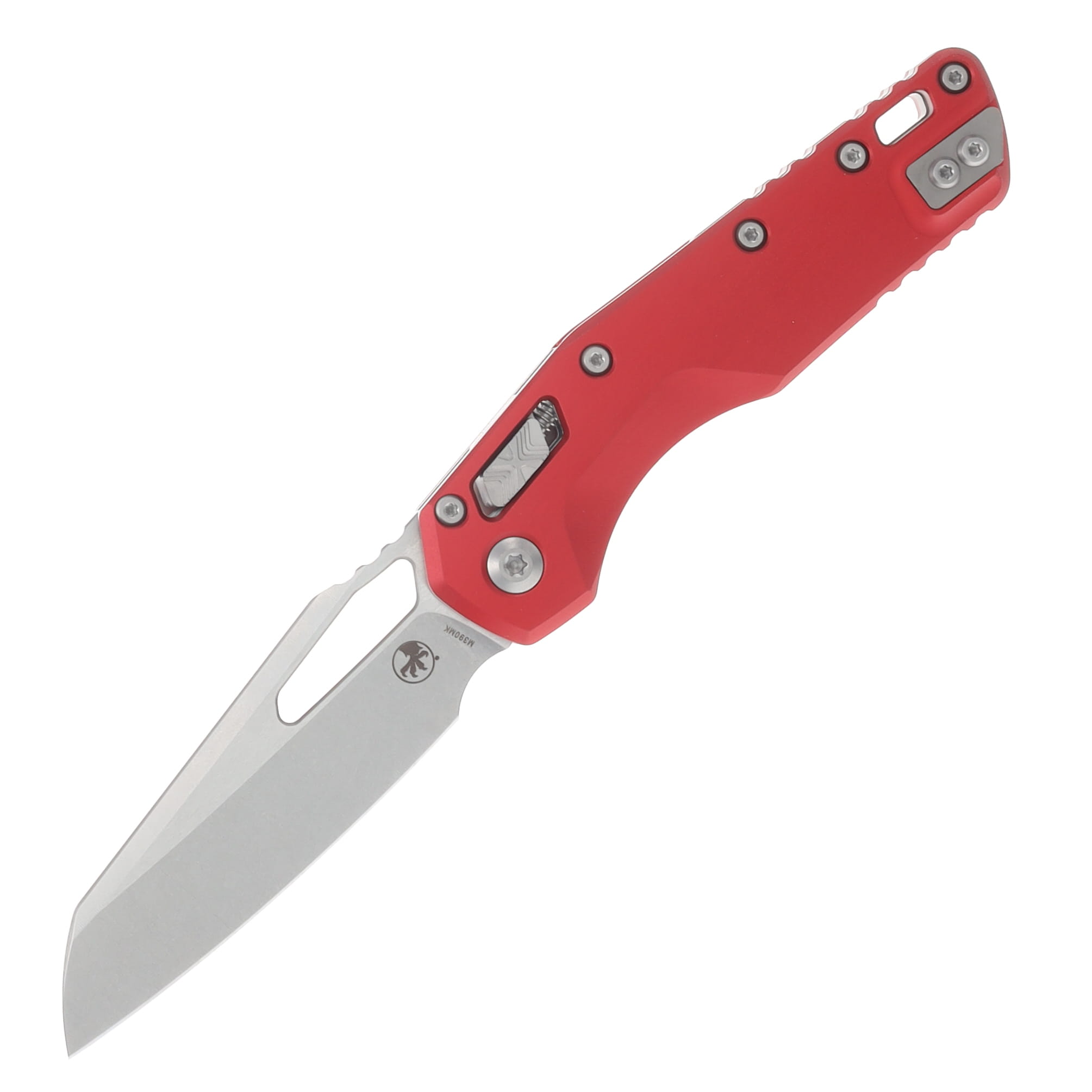 Microtech MSI S/E Folding Knife Red Aluminum - Stonewash Blade MT21010RD View 1