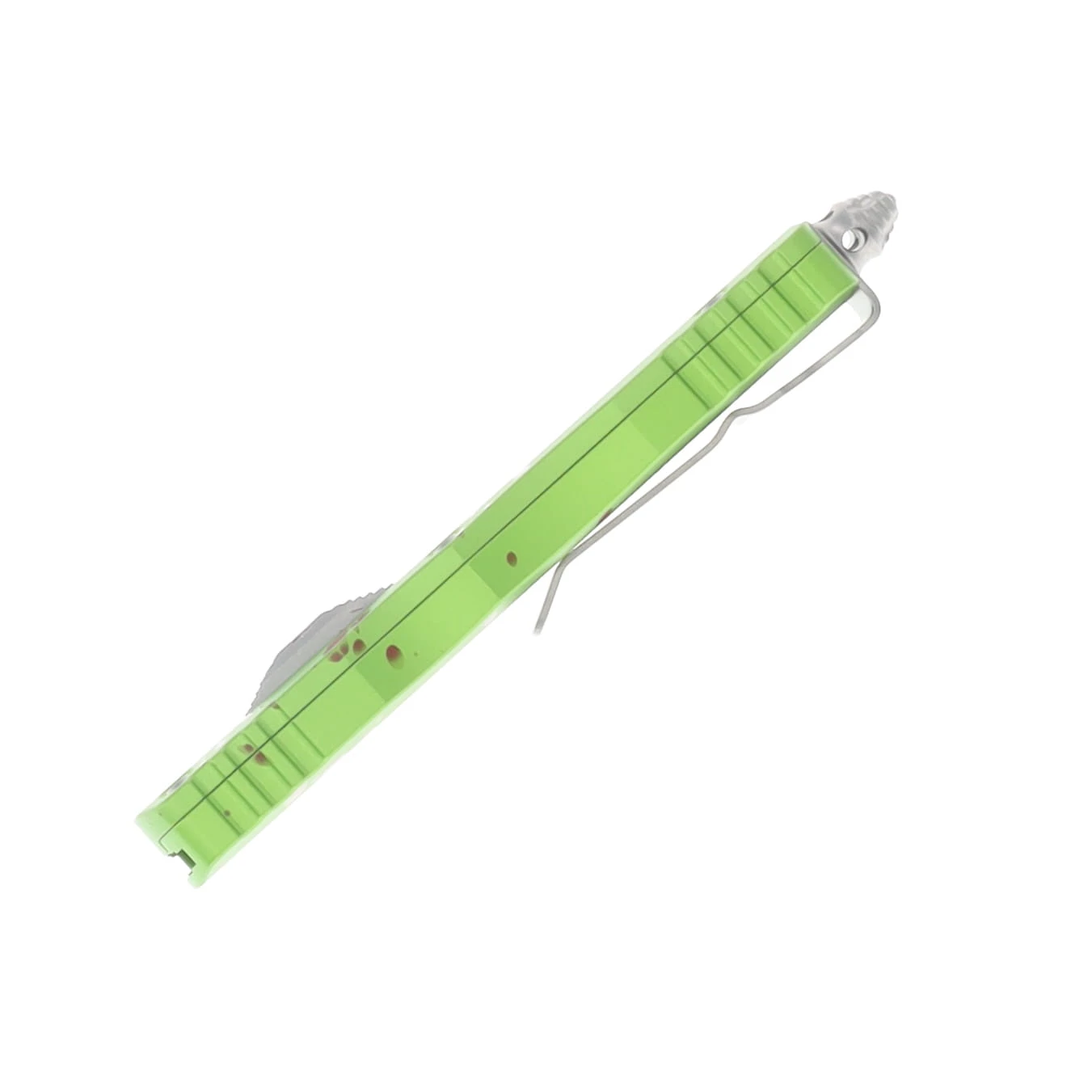 Microtech Dirac OTF Automatic Knife Plain Edge Stonewash D/E Zombie-Tech AUMT22510Z View 5