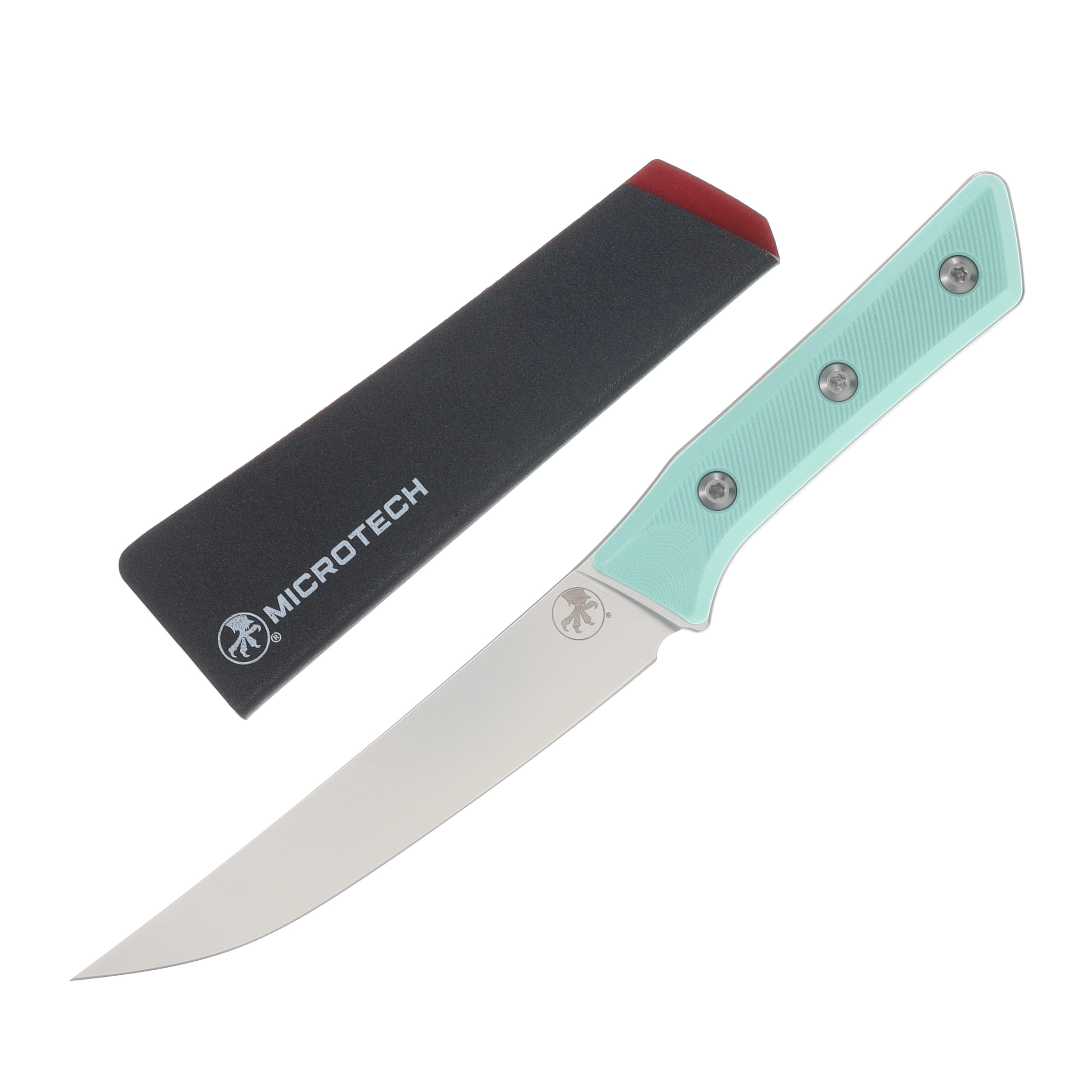 Microtech 6.125in Boning Knife SW Standard Blade Caribbean Blue G-10 Handle MT310010CA View 1