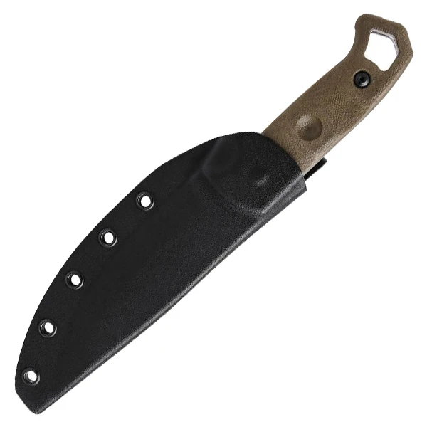TOPS Brakimo Fixed Blade Green Micarta 5.25in Tungsten Scandi Knife TPBRAK-02 View 2