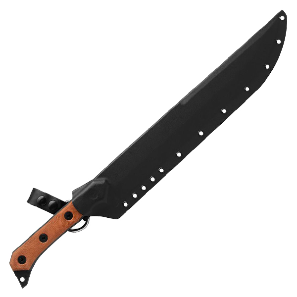 TOPS C.U.M.A. KAGE Fixed Blade Tan Micarta 15.5in 1095 Bush Sword TPKAGE-01 View 2