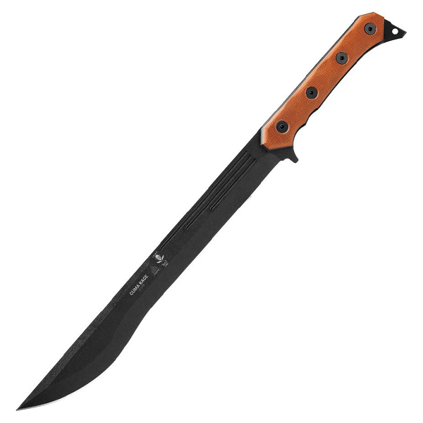 TOPS C.U.M.A. KAGE Fixed Blade Tan Micarta 15.5in 1095 Bush Sword