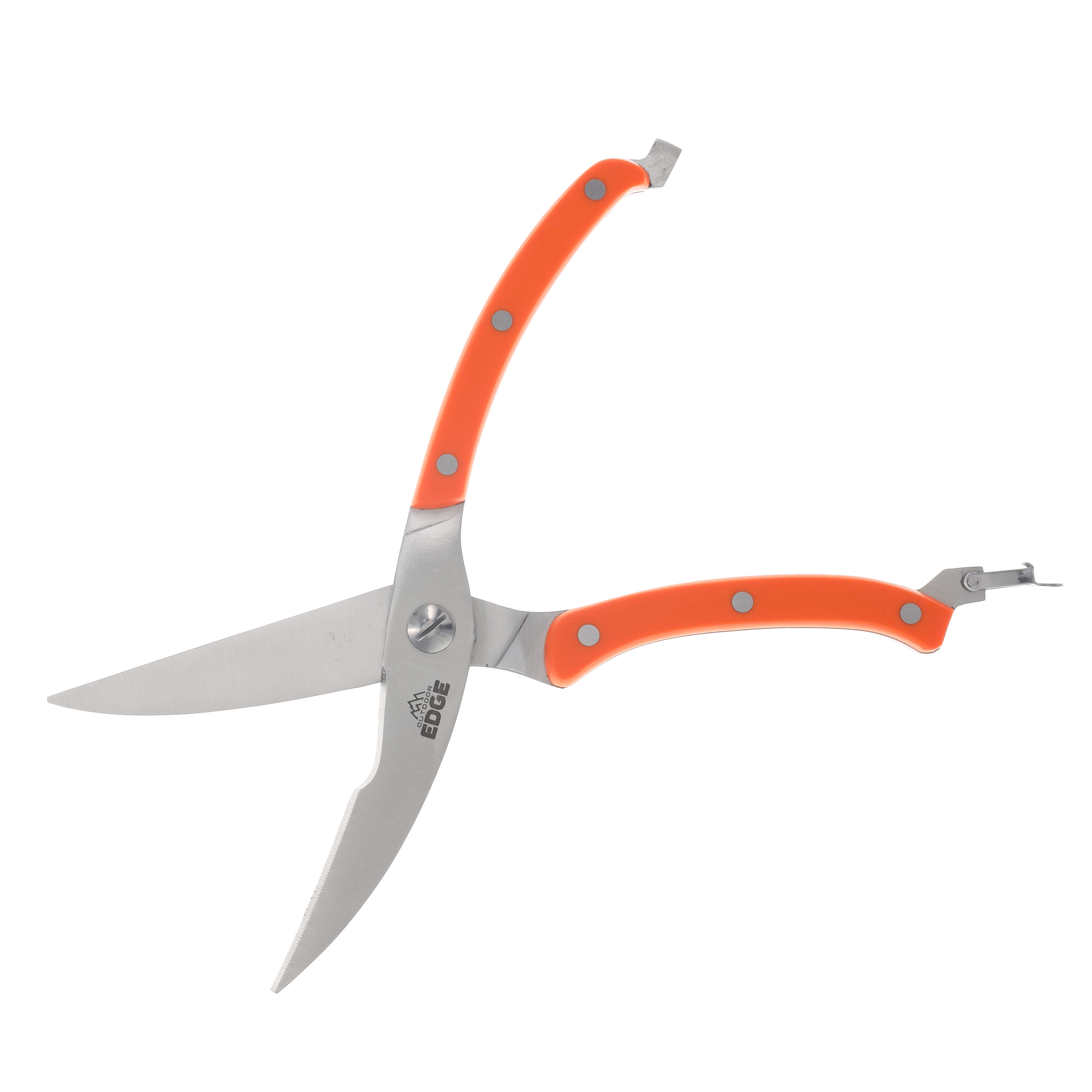 Outdoor Edge Razor Orange – Black 3in Plain Dual Drop Point – Game Shears OEP26R30GS-2C View 6