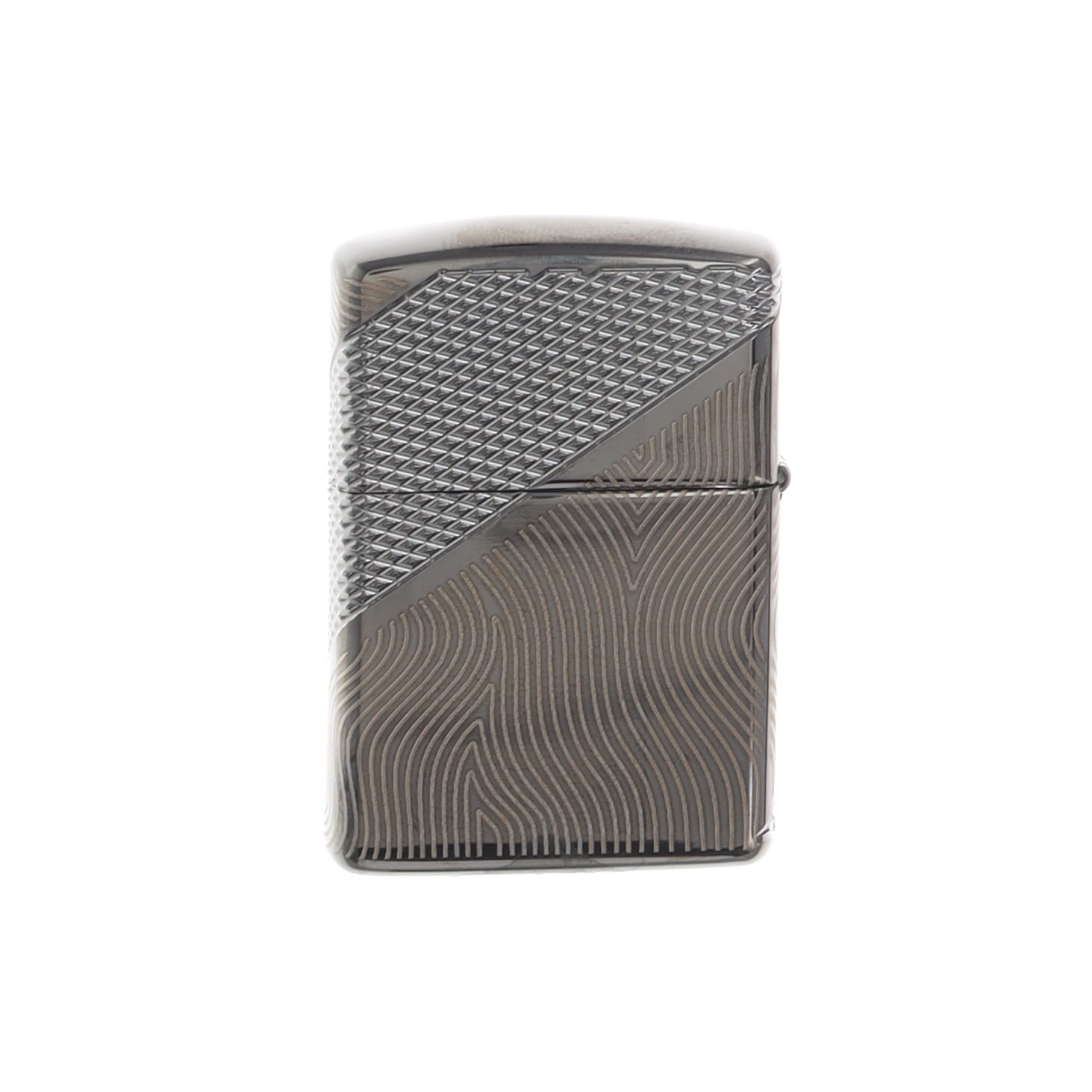 Zippo Z Pattern Design Multicut 360 Photo Image High Polish Black ZP46928 View 2