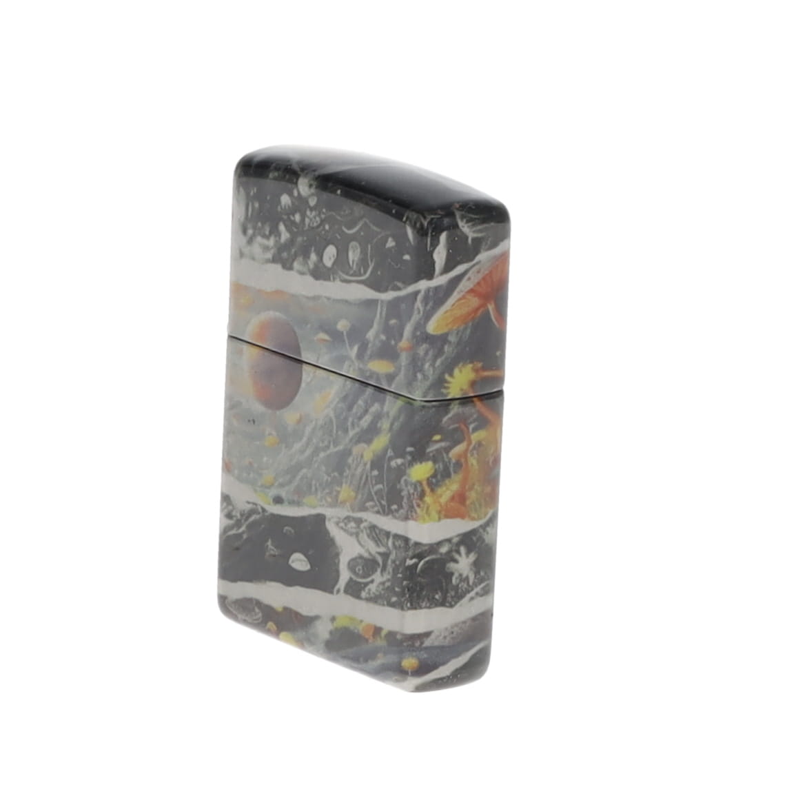 Zippo Planet 540 Design Collage Tumbled Chrome ZP46964 View 5