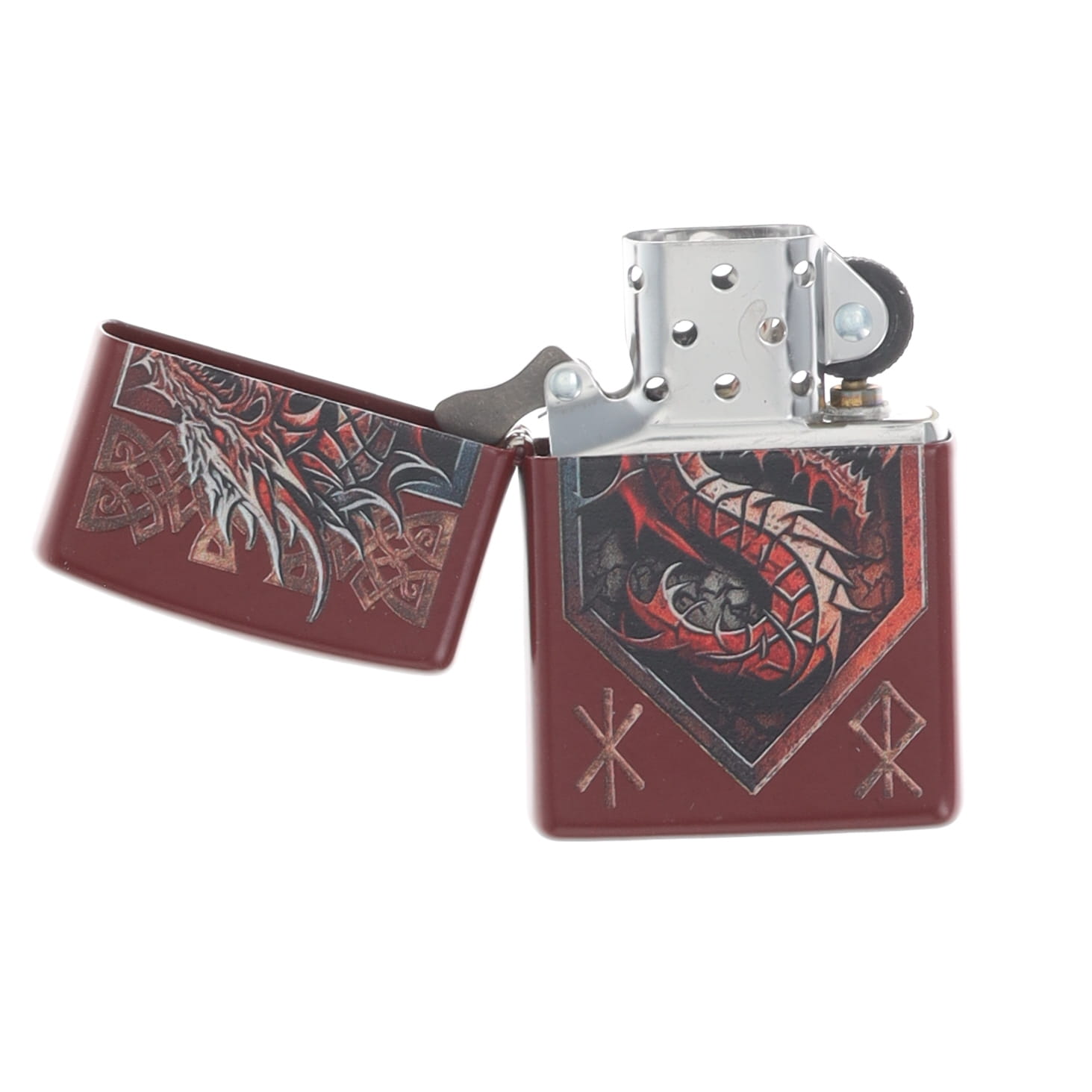 Zippo Red Dragon Design Merlot Base ZP47136 View 3