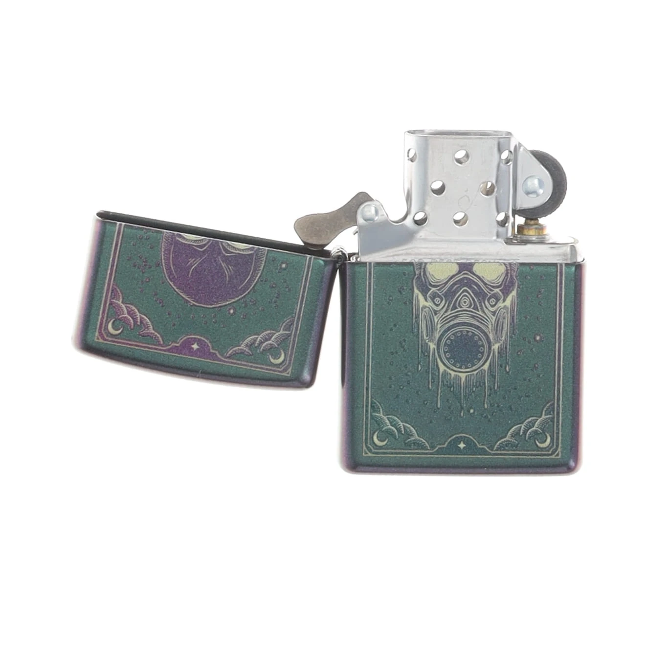 Zippo Gas Mask Design Iridescent Base ZP46953 View 3