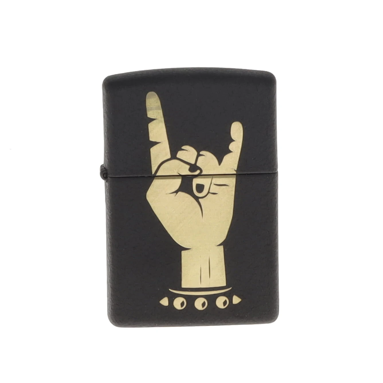Zippo Rock On Design Black Crackle Base ZP47008 View 2