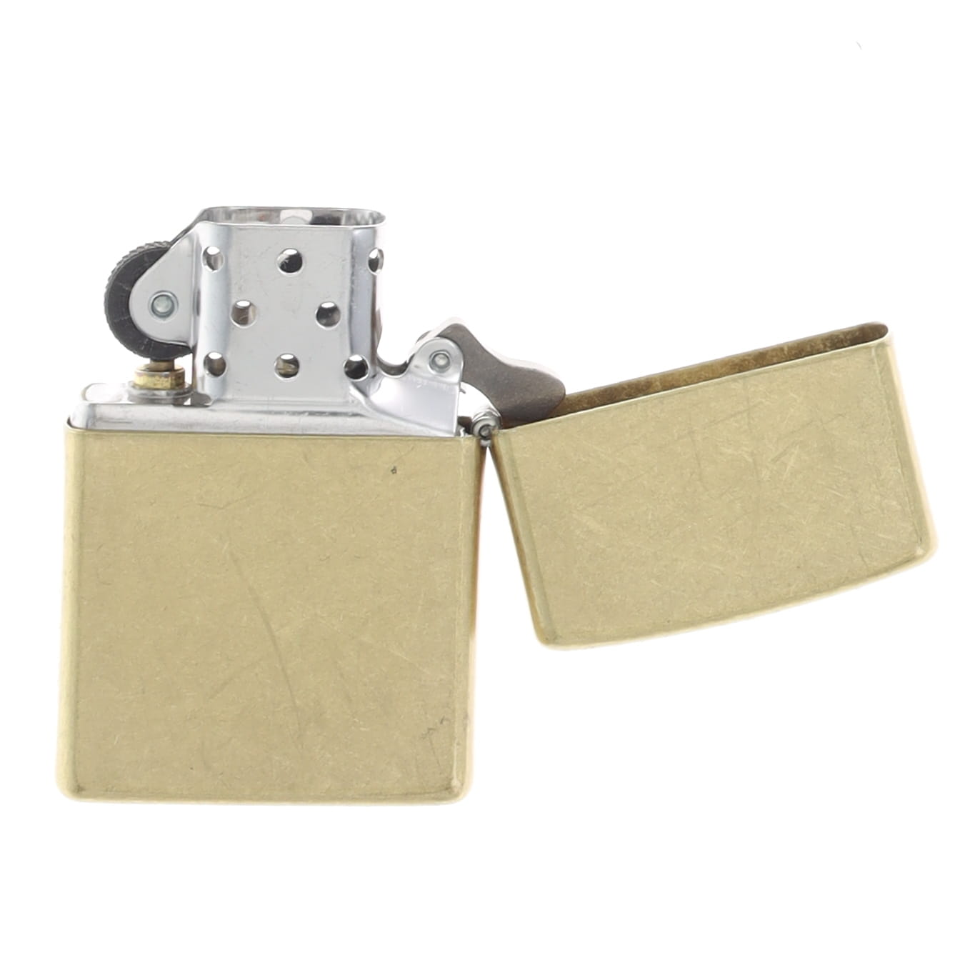 Zippo BuckWear Red White & Blue Eagle Brushed Brass Design ZP46936 View 4
