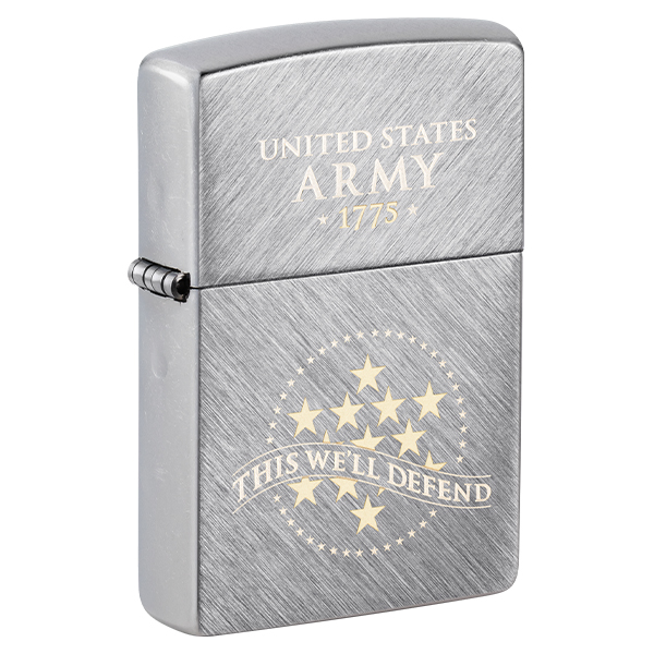 Zippo US Army "This We'll Defend" Herringbone Sweep ZP47090 View 3