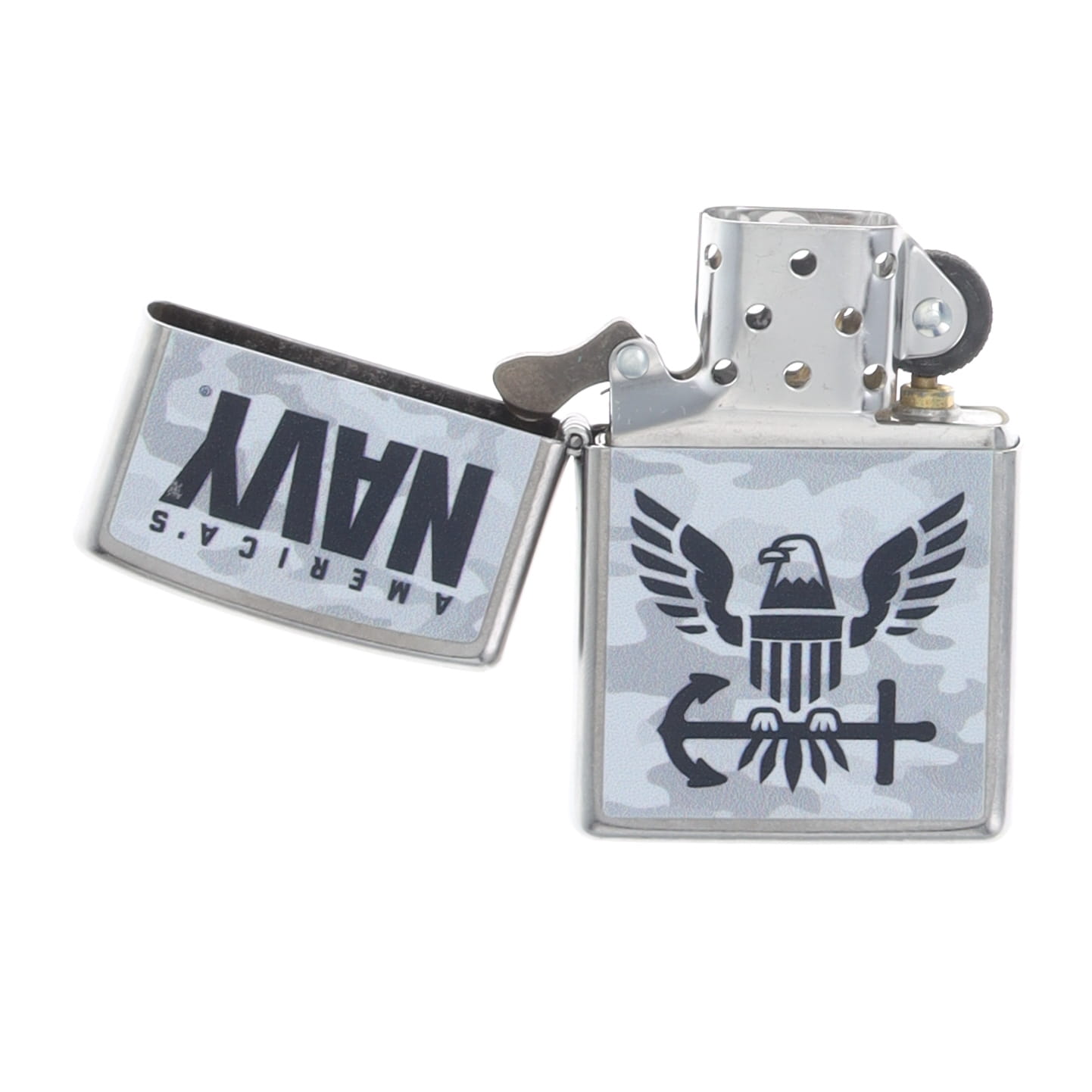Zippo America's Navy Street Chrome ZP47091 View 4