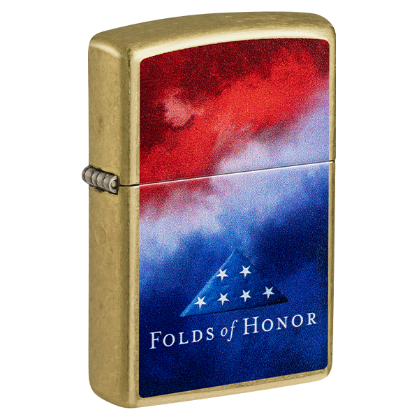 Zippo Folds of Honor Street Brass ZP47095 View 8