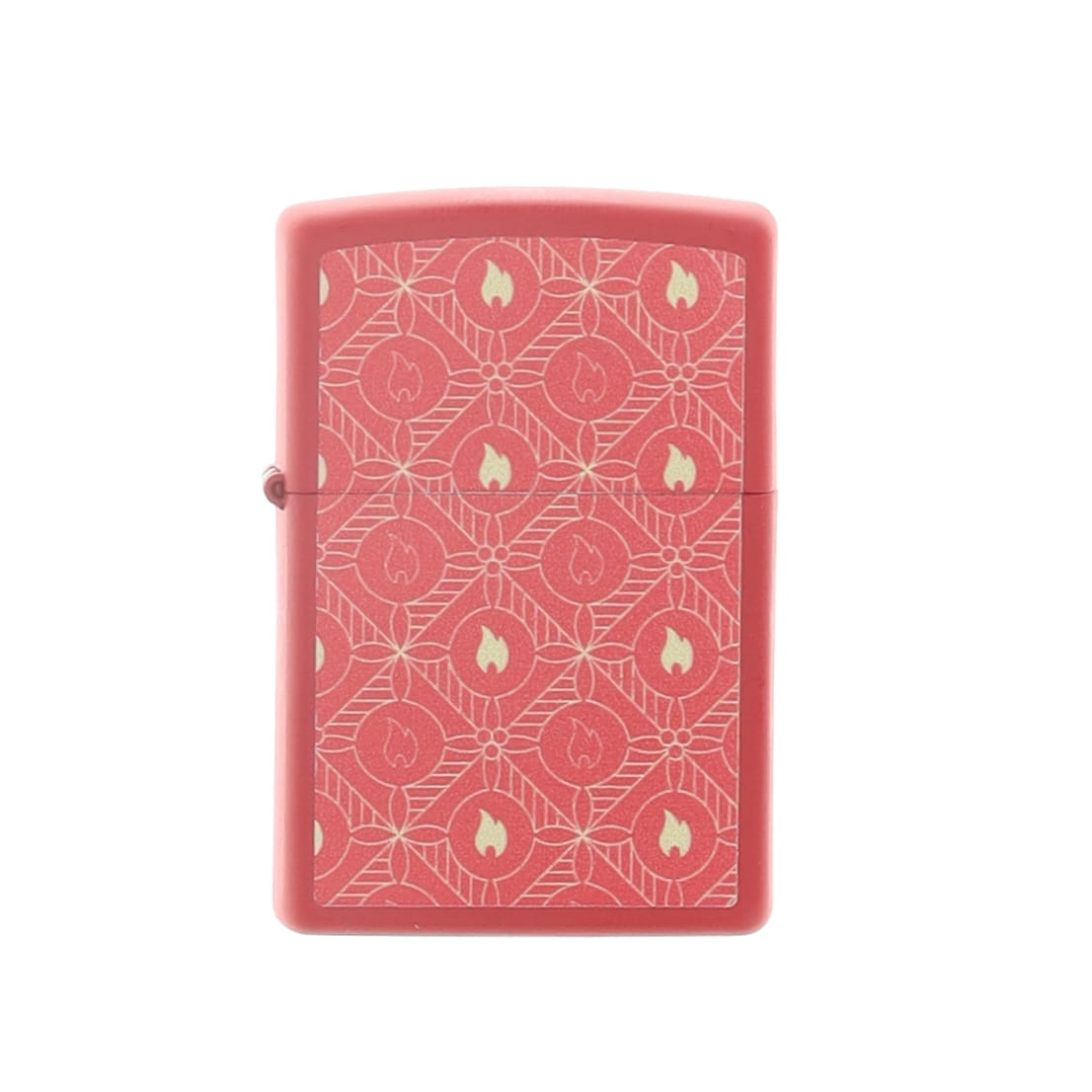 Zippo Flame Pattern Design Red Matte ZP46951 View 4