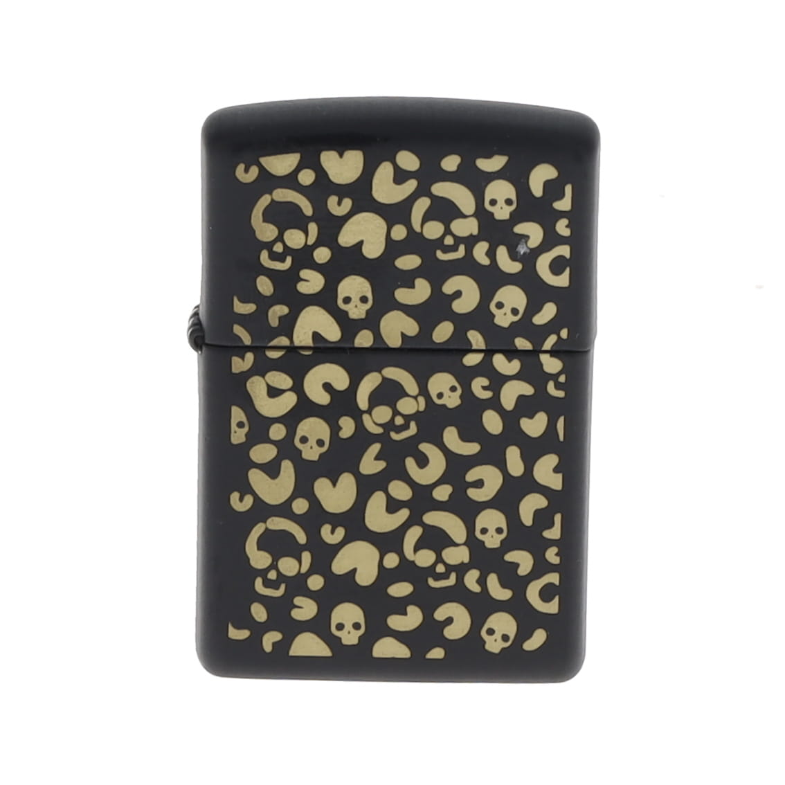 Zippo Skull Leopard Design Black Matte ZP47001 View 1