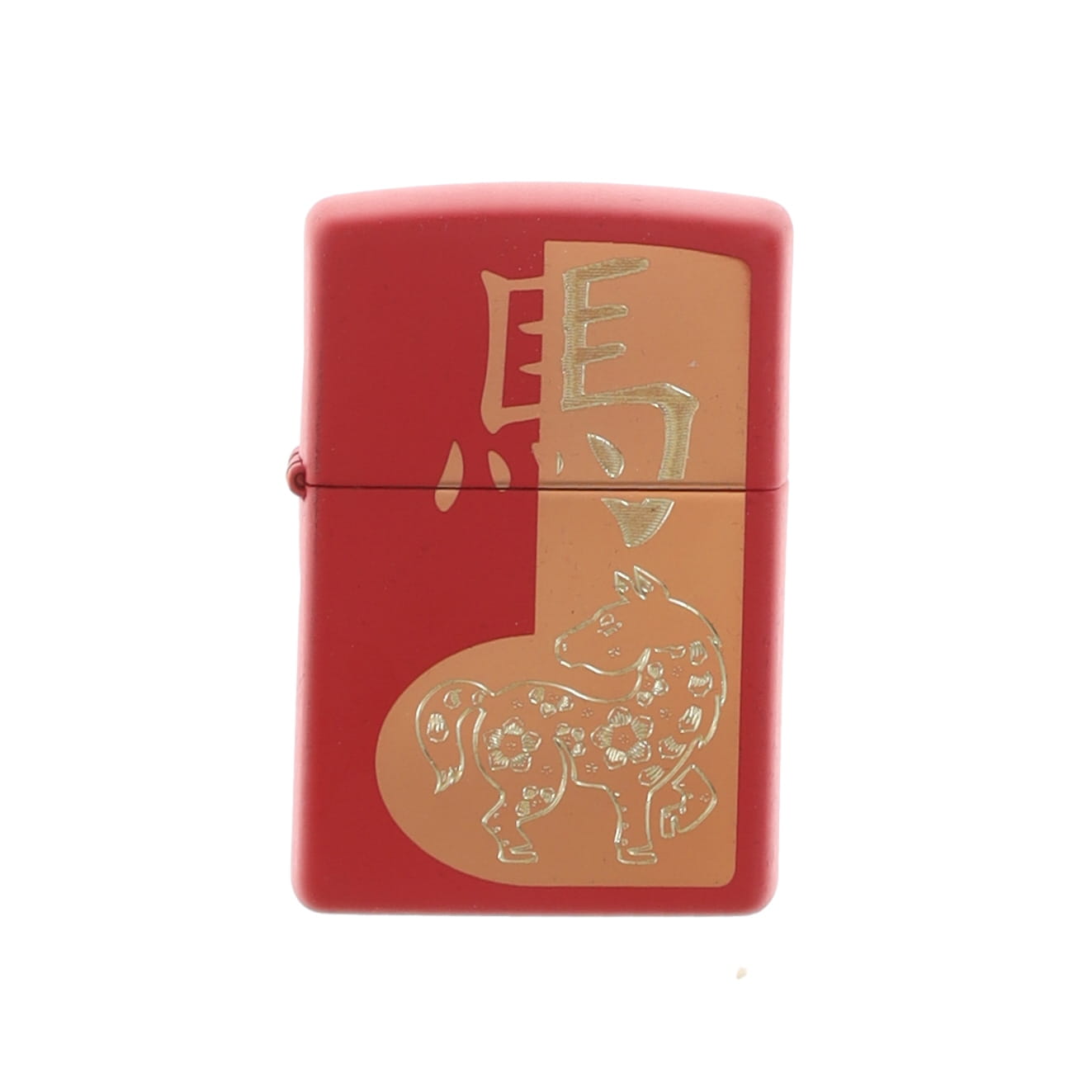 Zippo Year of the Horse 2026 Red Matte ZP46931 View 1