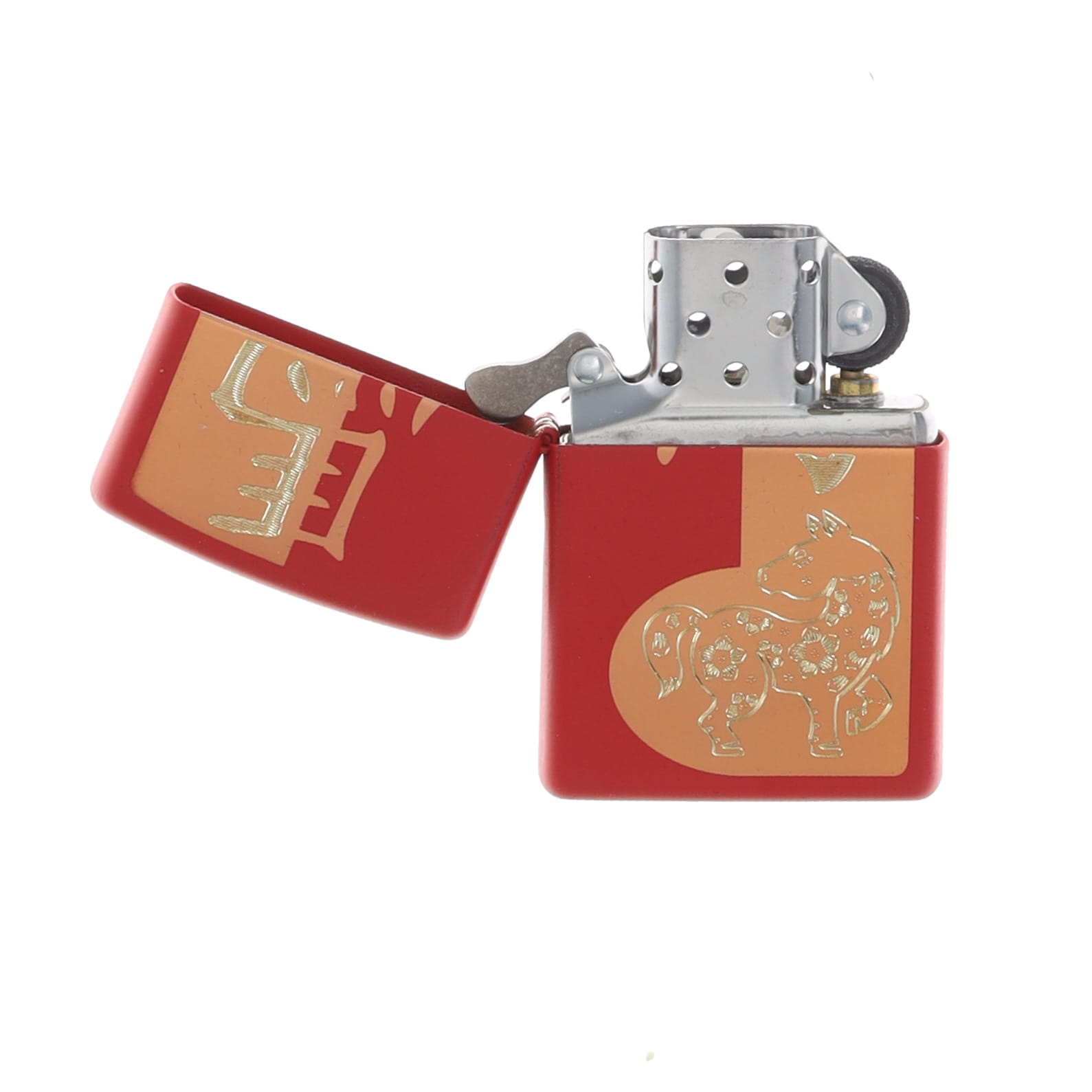 Zippo Year of the Horse 2026 Red Matte ZP46931 View 3