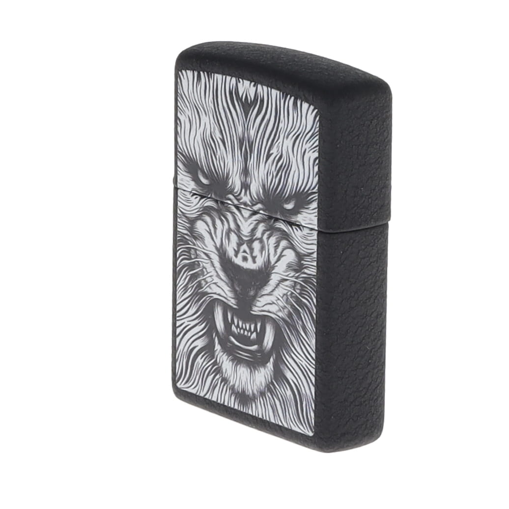 Zippo Fierce Animal Design Black Crackle ZP47144 View 7