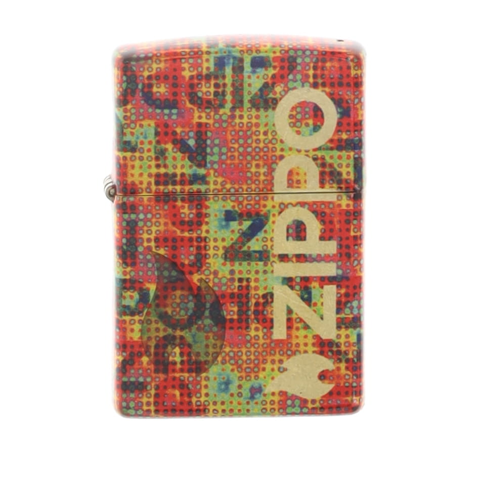 Zippo Pixel Fusion 540 Design Multi Color Logos ZP46386 View 1