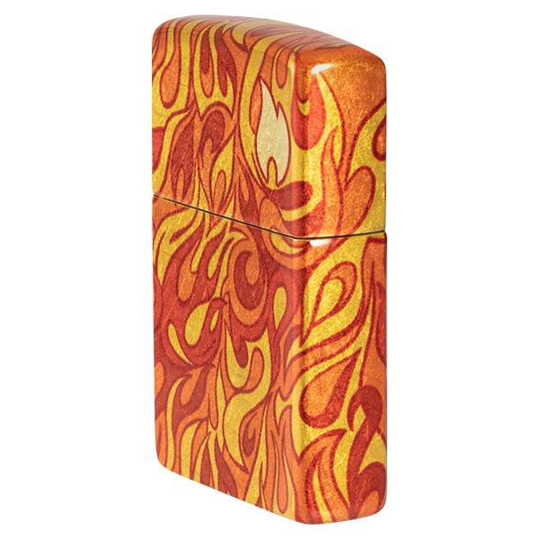 Zippo Fusion Fire 540 Design Tumbled Brass ZP48981 View 2