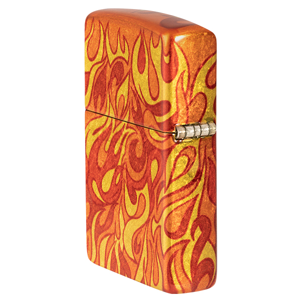 Zippo Fusion Fire 540 Design Tumbled Brass ZP48981 View 3
