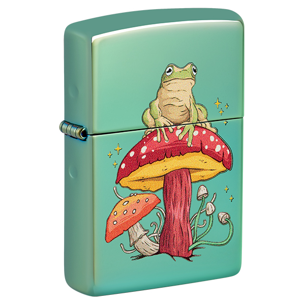 Zippo Mystical Frog on Mushroom Design ZP48973 View 1