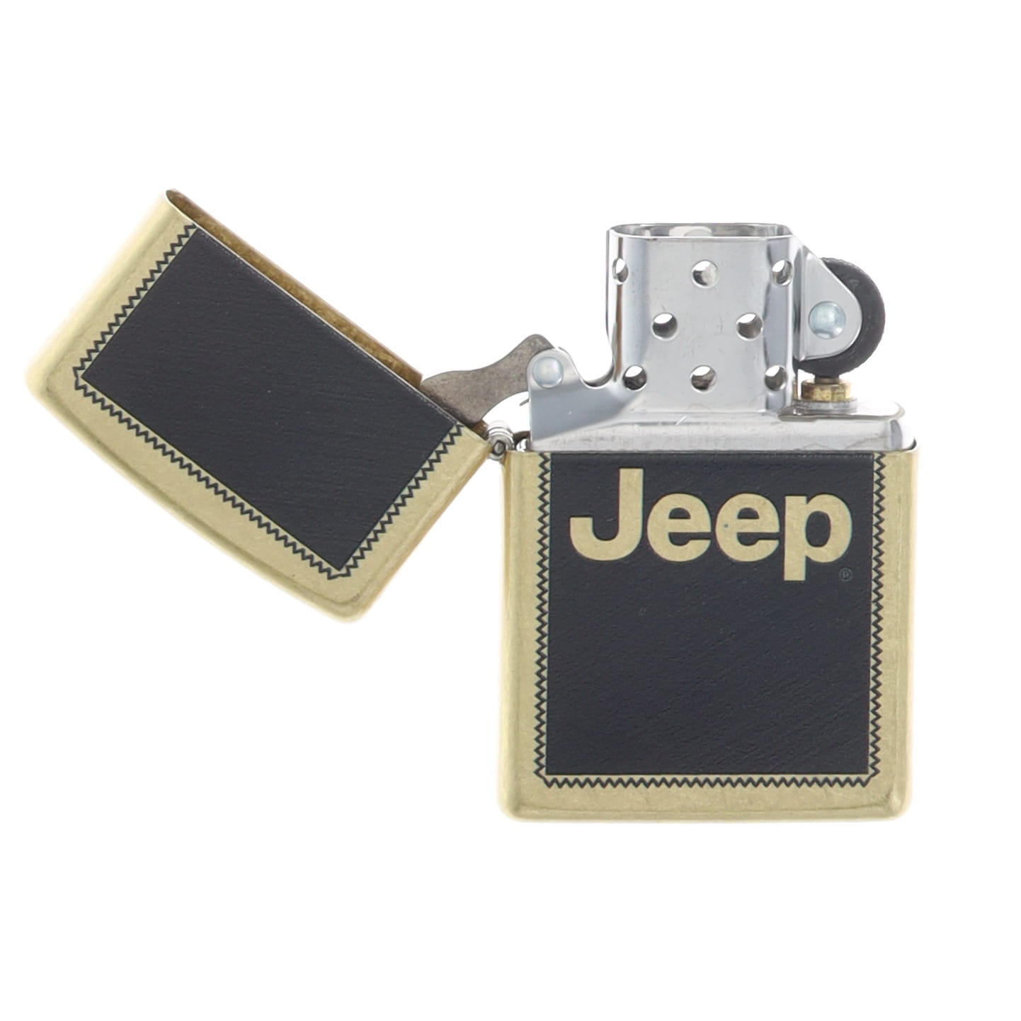 Zippo Jeep Black & Street Brass ZP46225 View 4