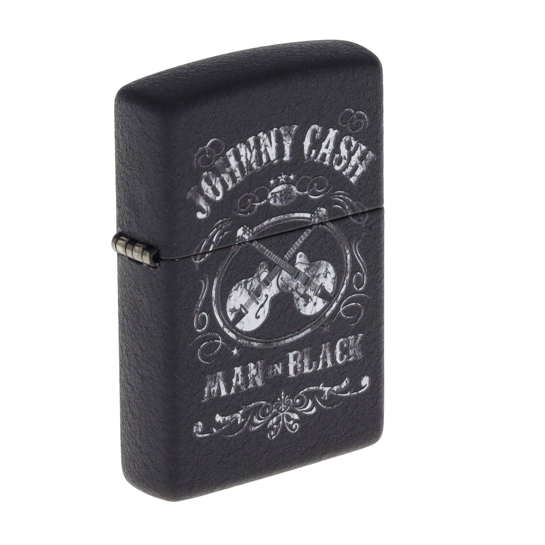Zippo Johnny Cash Crossed Guitars "Man in Black" ZP48989 View 4