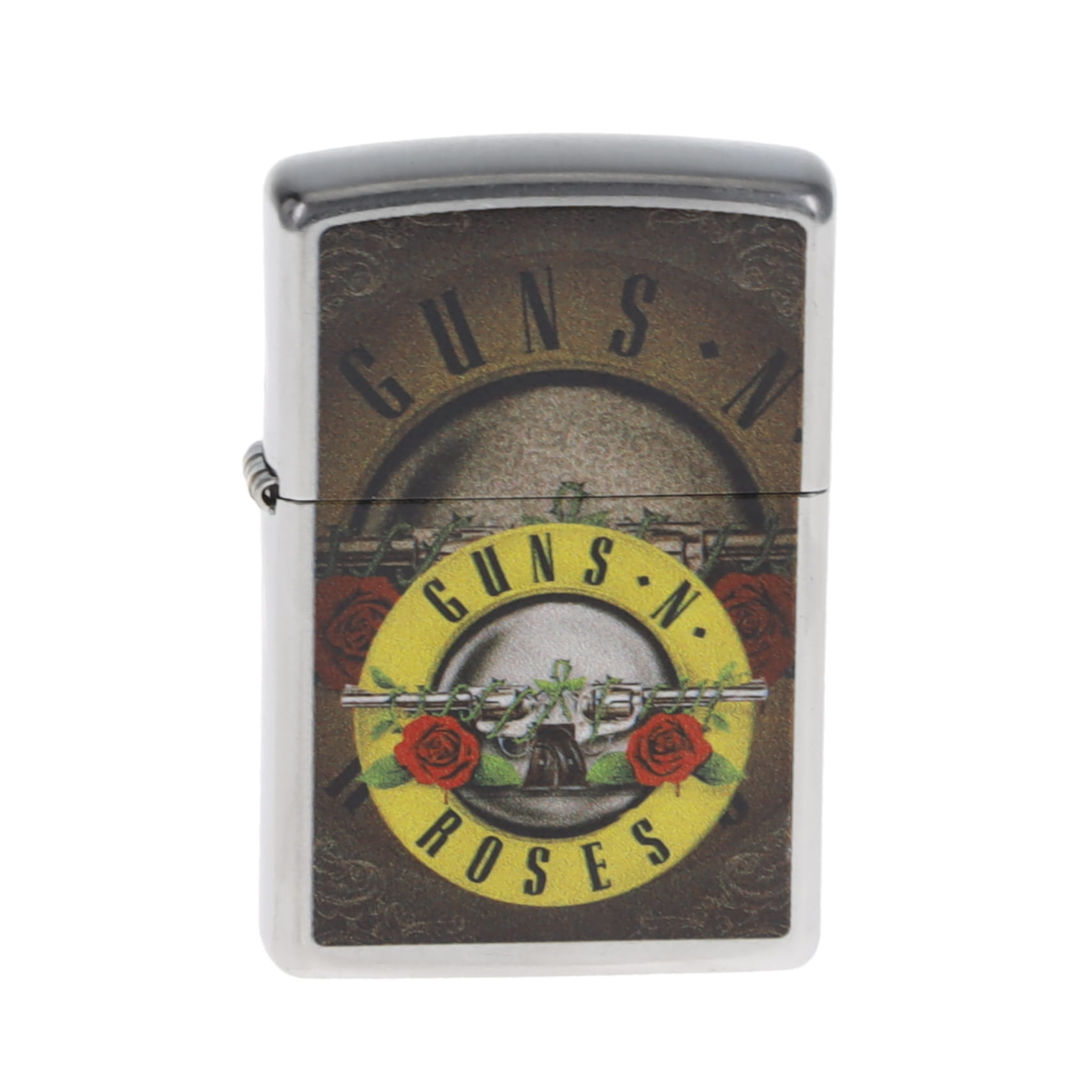 Zippo Guns N Roses Round Logo Lighter Street Chrome ZP47226 View 5
