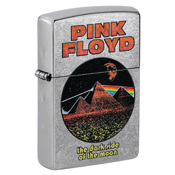 Zippo Pink Floyd "Dark Side Of The Moon" Street Chrome ZP47239 View 1