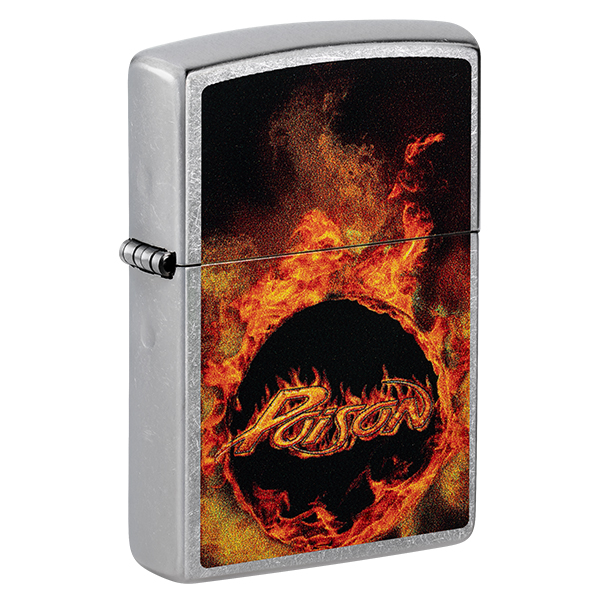 Zippo Poison Flame Logo Street Chrome ZP47230 View 1