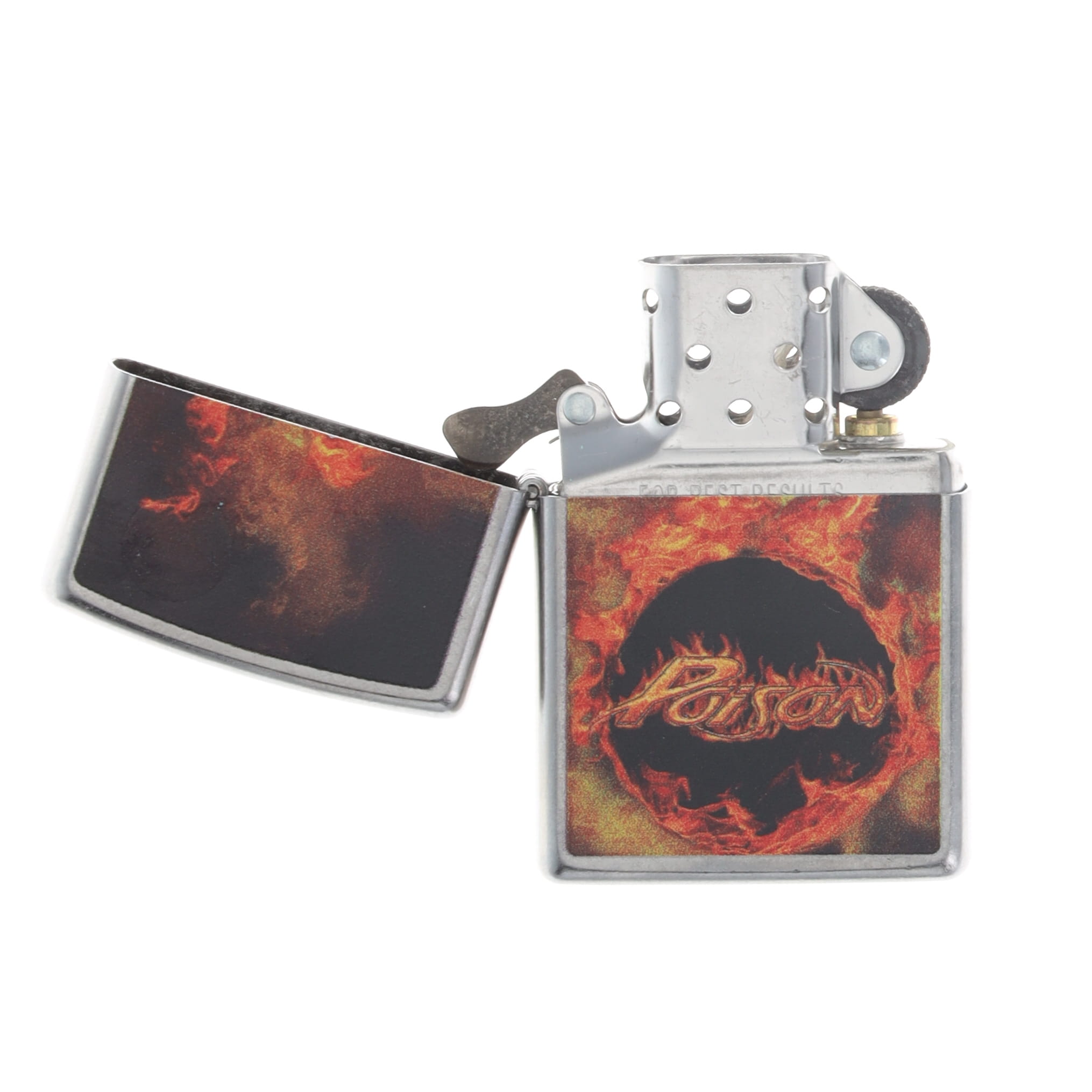 Zippo Poison Flame Logo Street Chrome ZP47230 View 7
