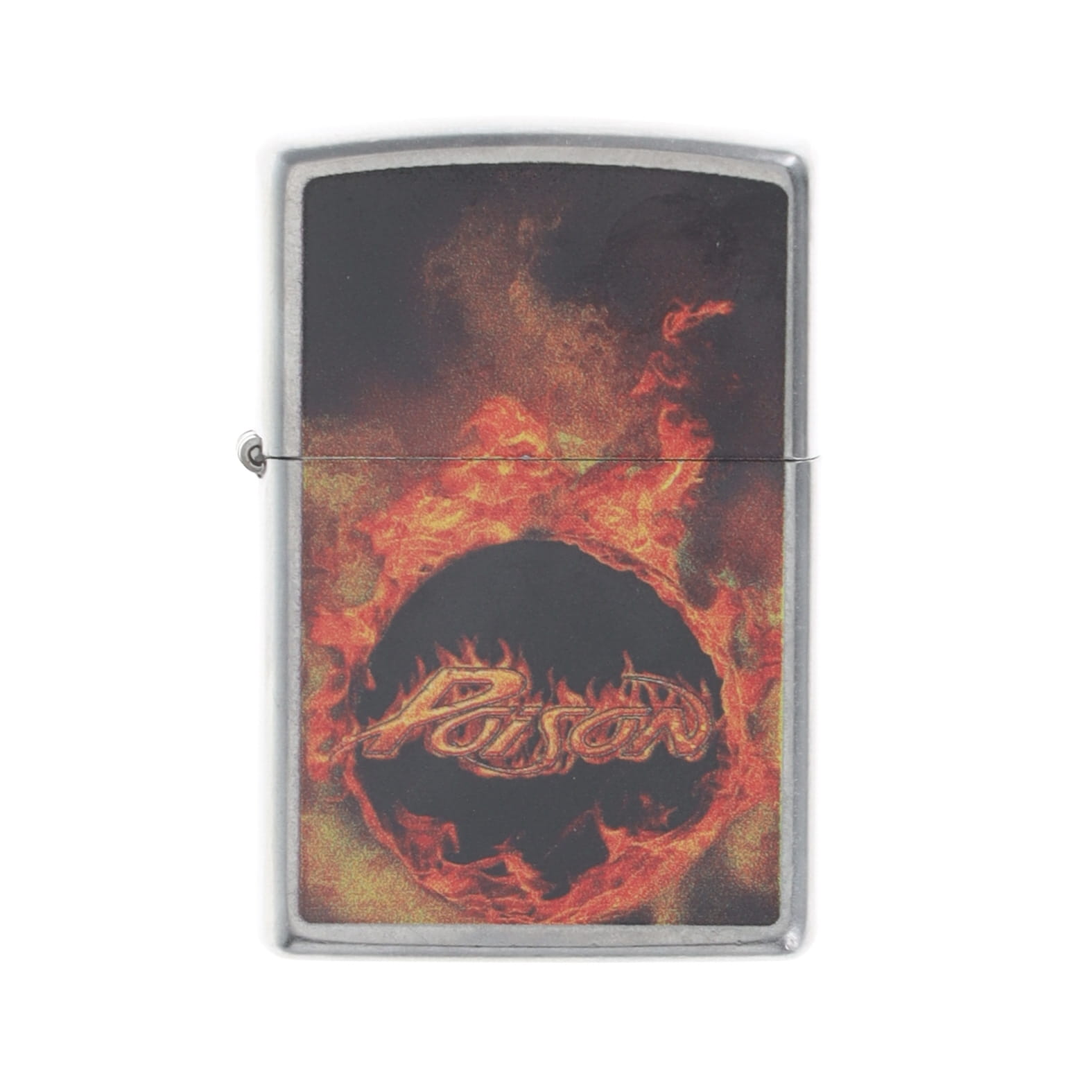 Zippo Poison Flame Logo Street Chrome ZP47230 View 2