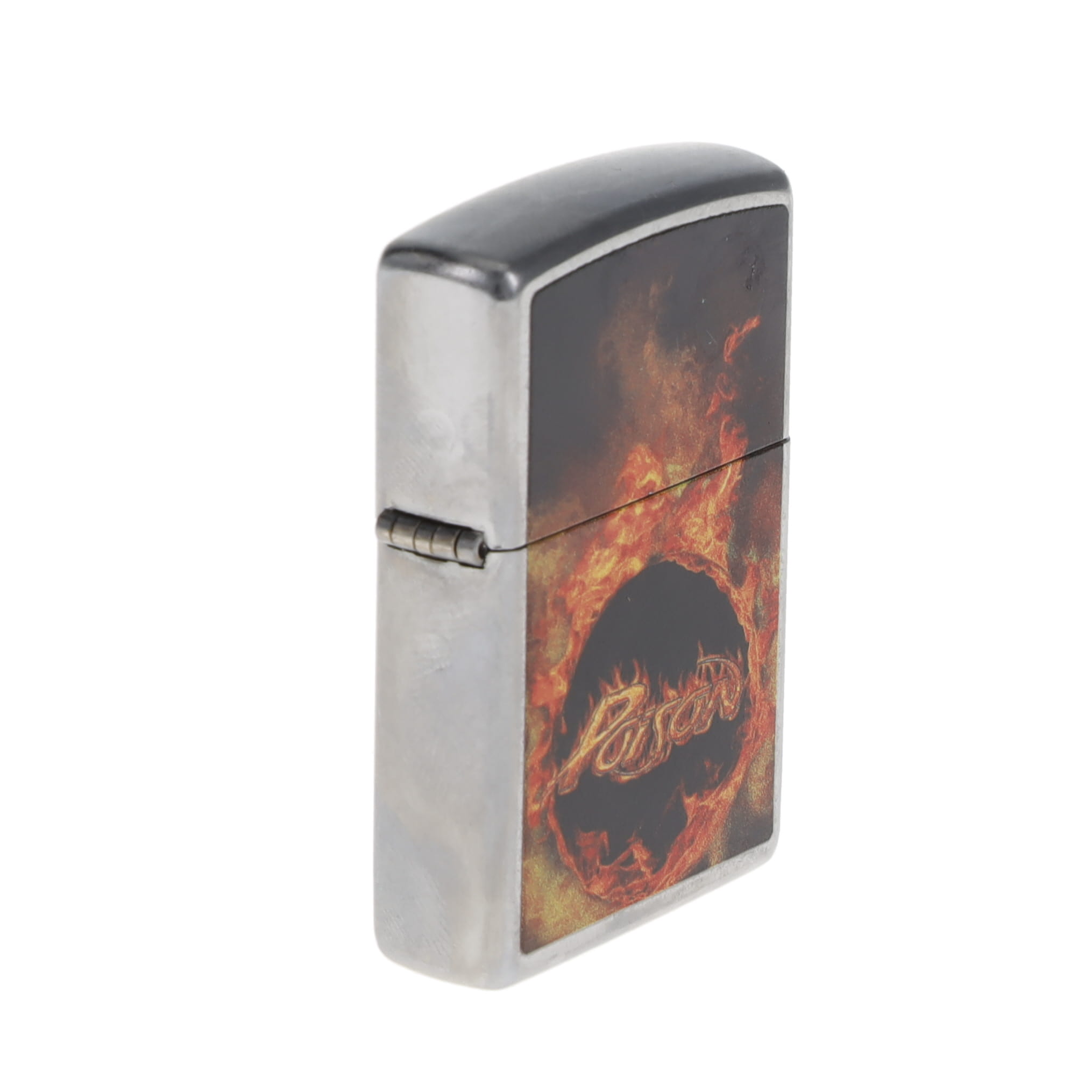 Zippo Poison Flame Logo Street Chrome ZP47230 View 6