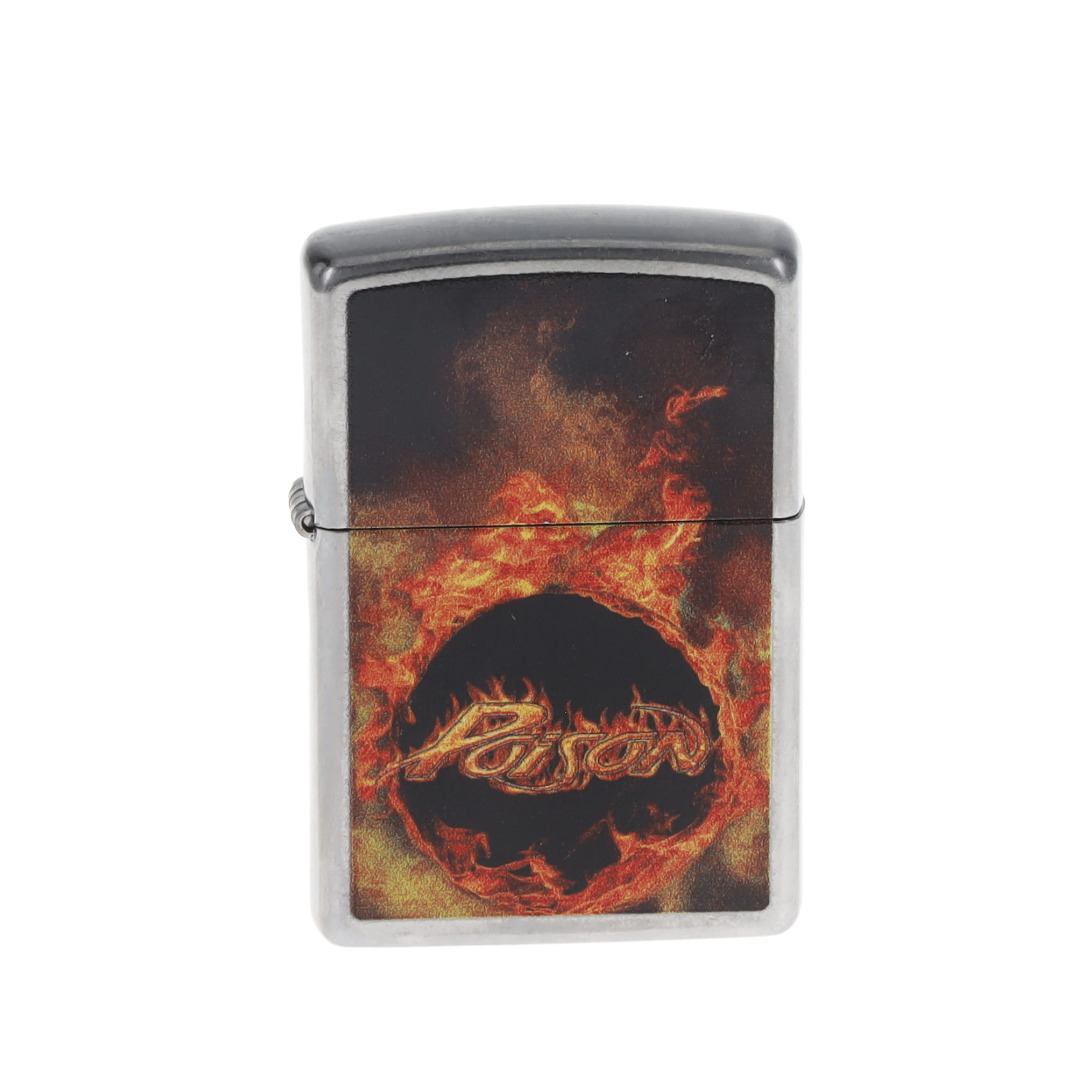 Zippo Poison Flame Logo Street Chrome ZP47230 View 5