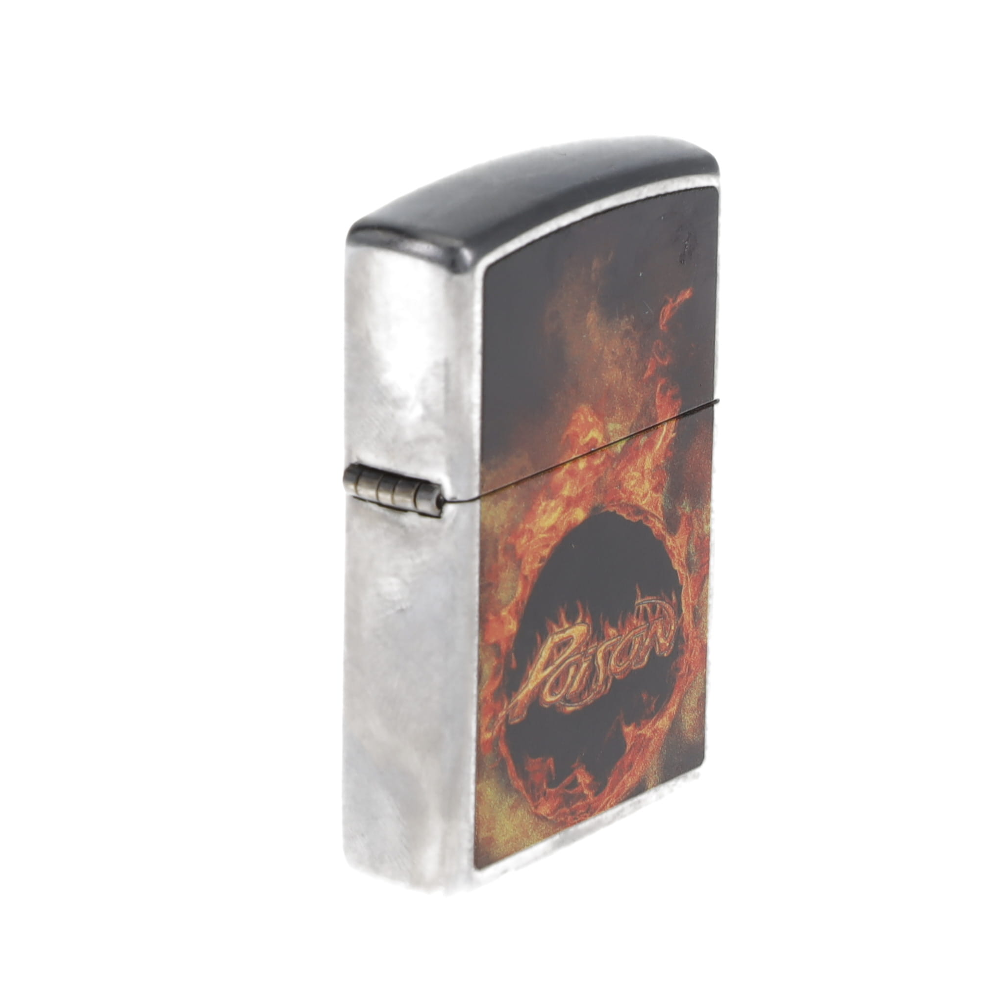 Zippo Poison Flame Logo Street Chrome ZP47230 View 8